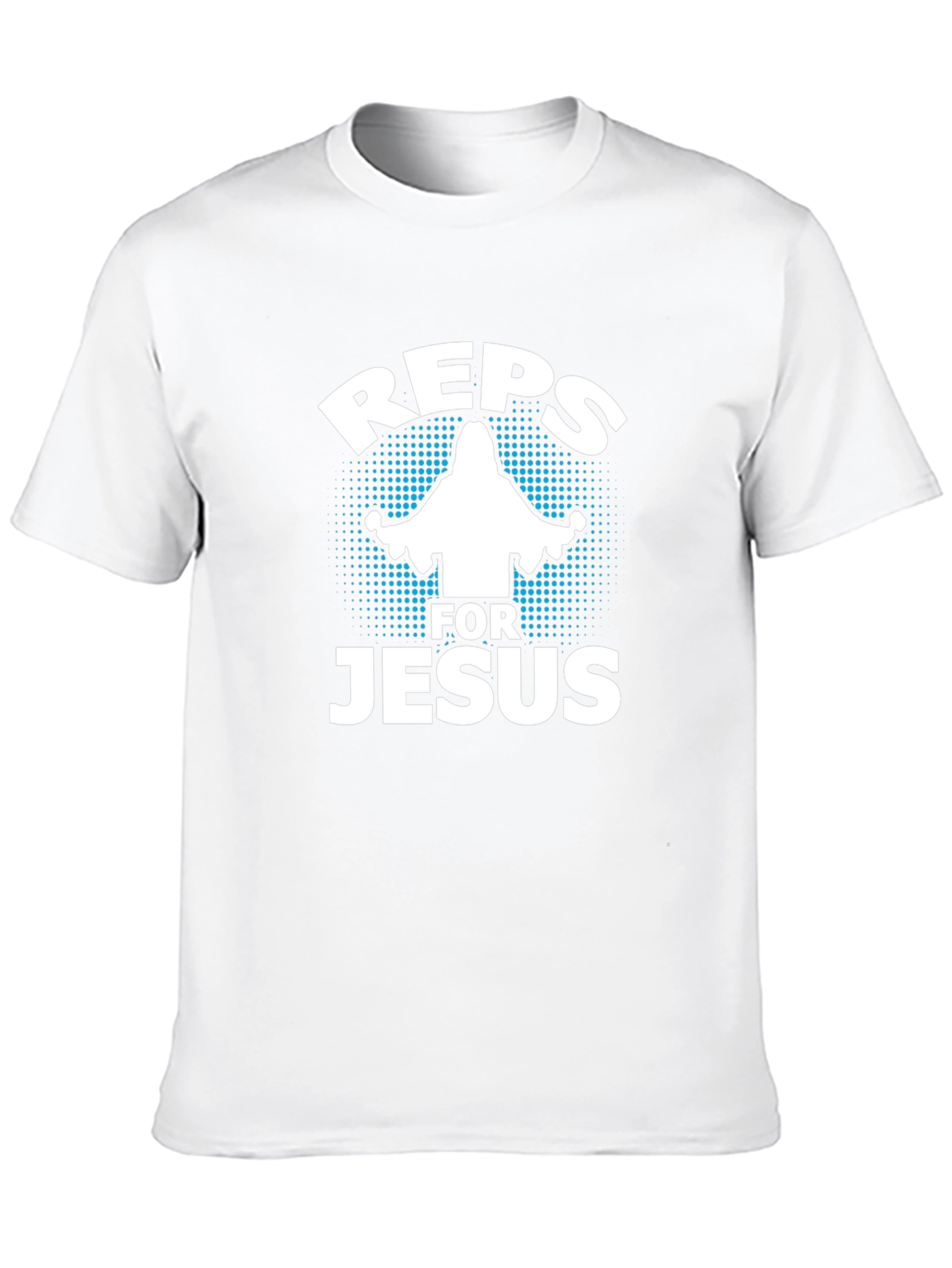Reps for Jesus Black Graphic T-Shirt