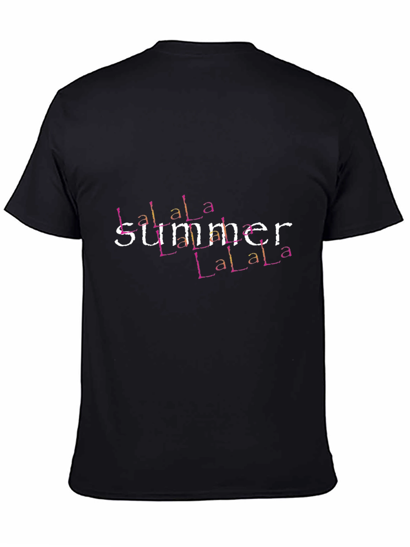 La La La Summer T-Shirt - Black