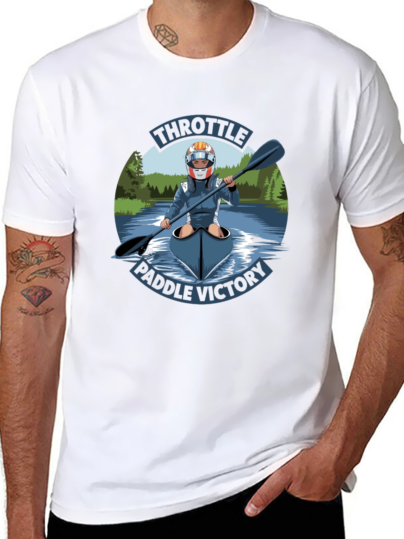 Throttle Paddle Victory Graphic T-Shirt