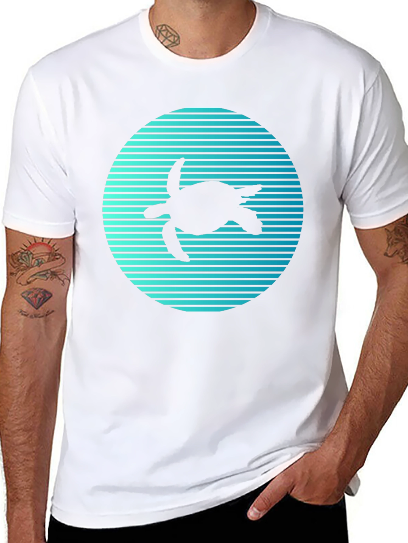 Retro Turtle Graphic Tee