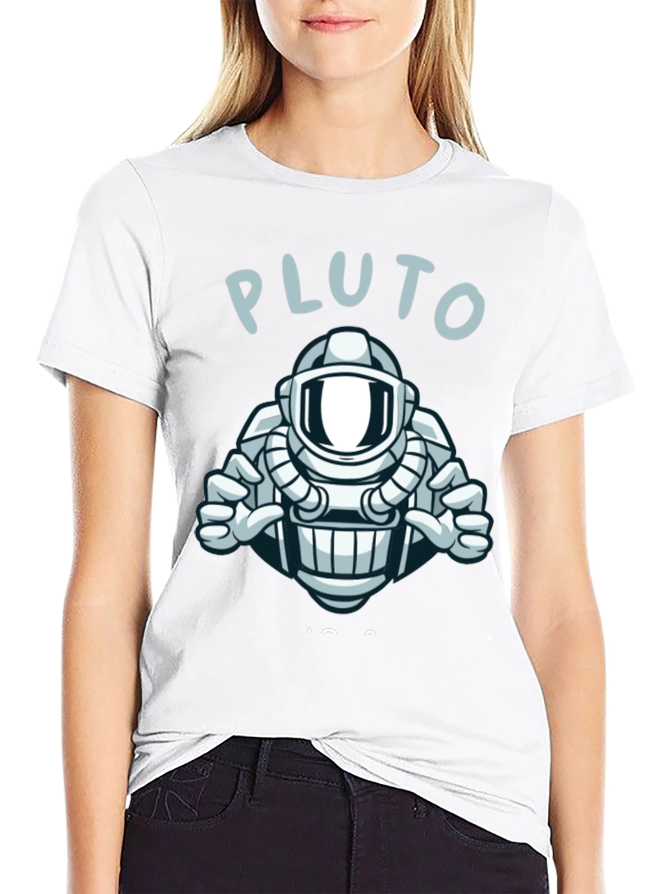 Pluto Astronaut Graphic T-Shirt - Space Explorer Tee