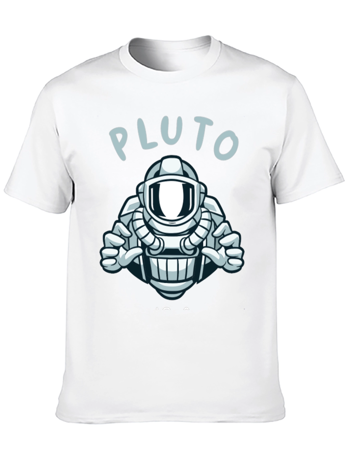 Pluto Astronaut Graphic T-Shirt - Space Explorer Tee