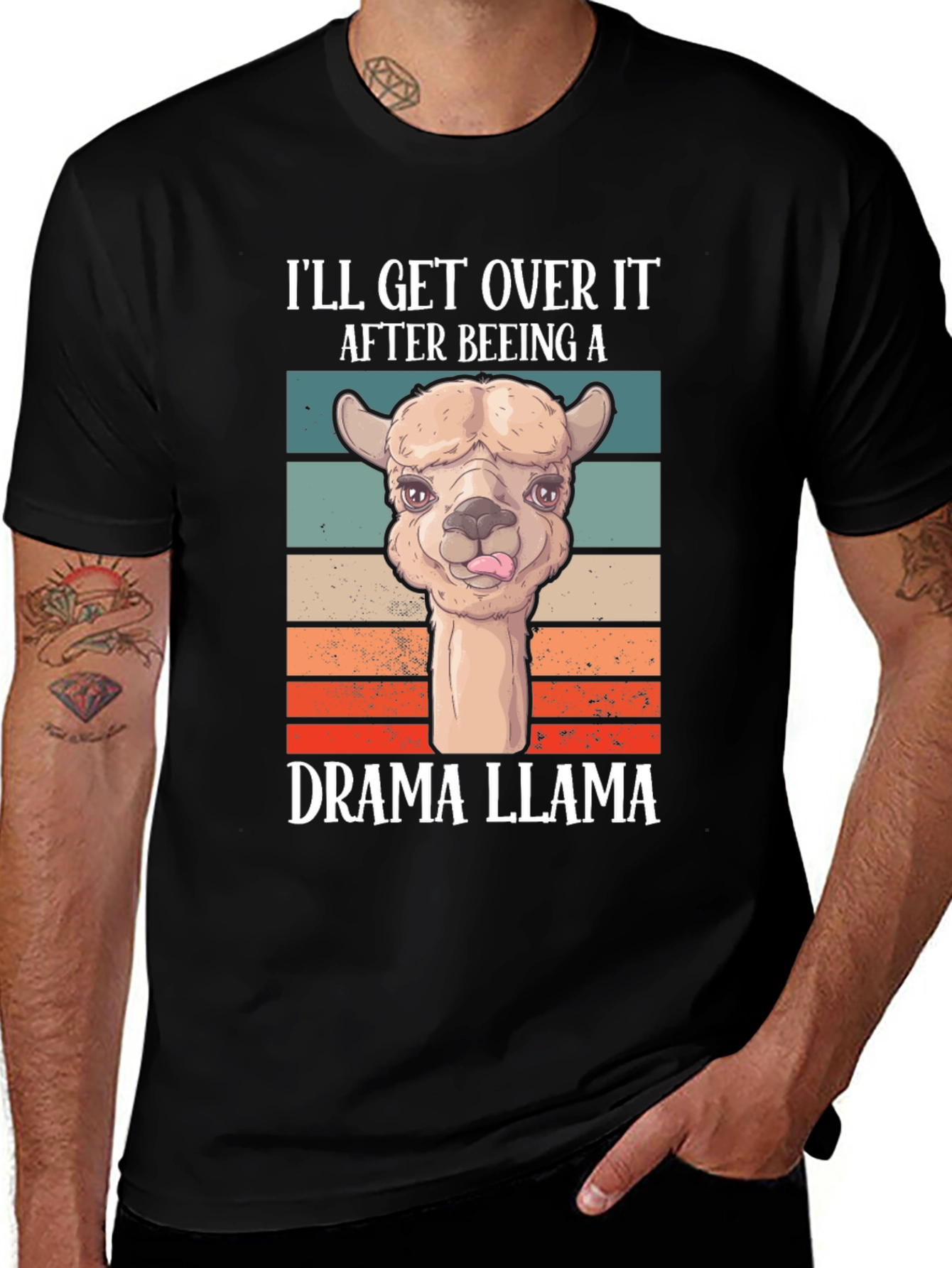 Drama Llama T-Shirt - Funny Graphic Tee