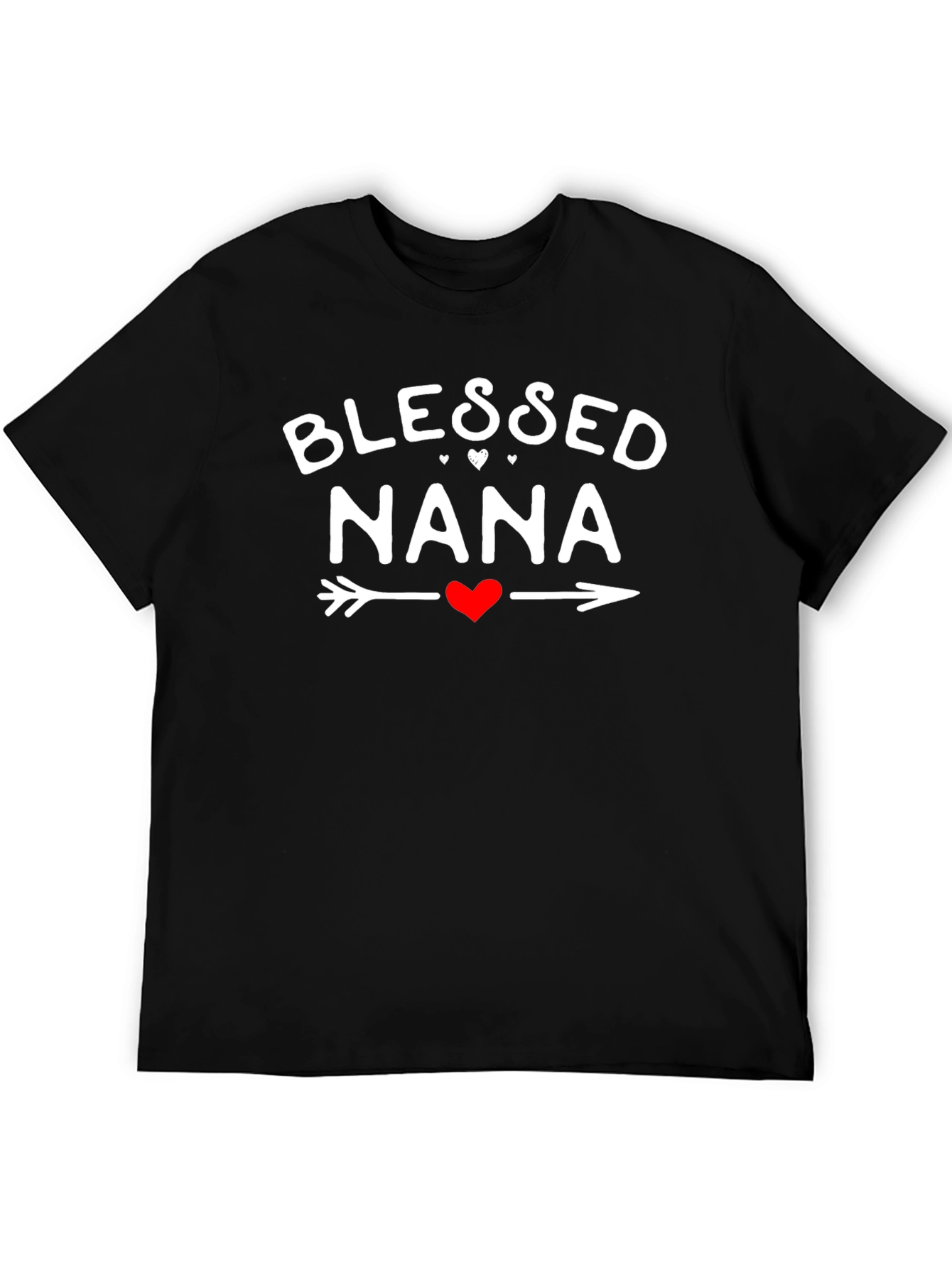 Blessed Nana Graphic T-Shirt - Black