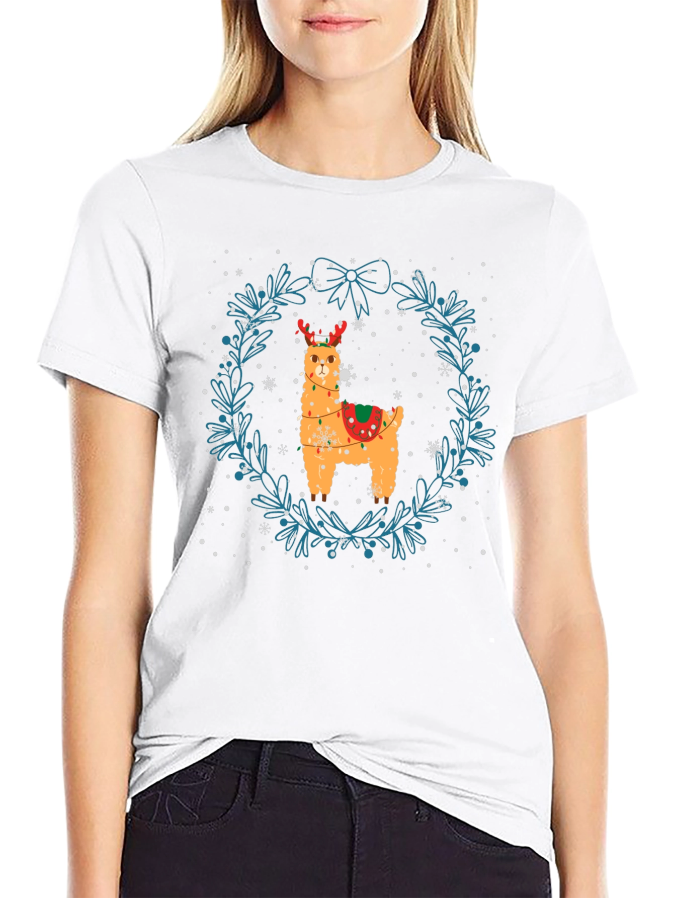 Llama Christmas T-Shirt