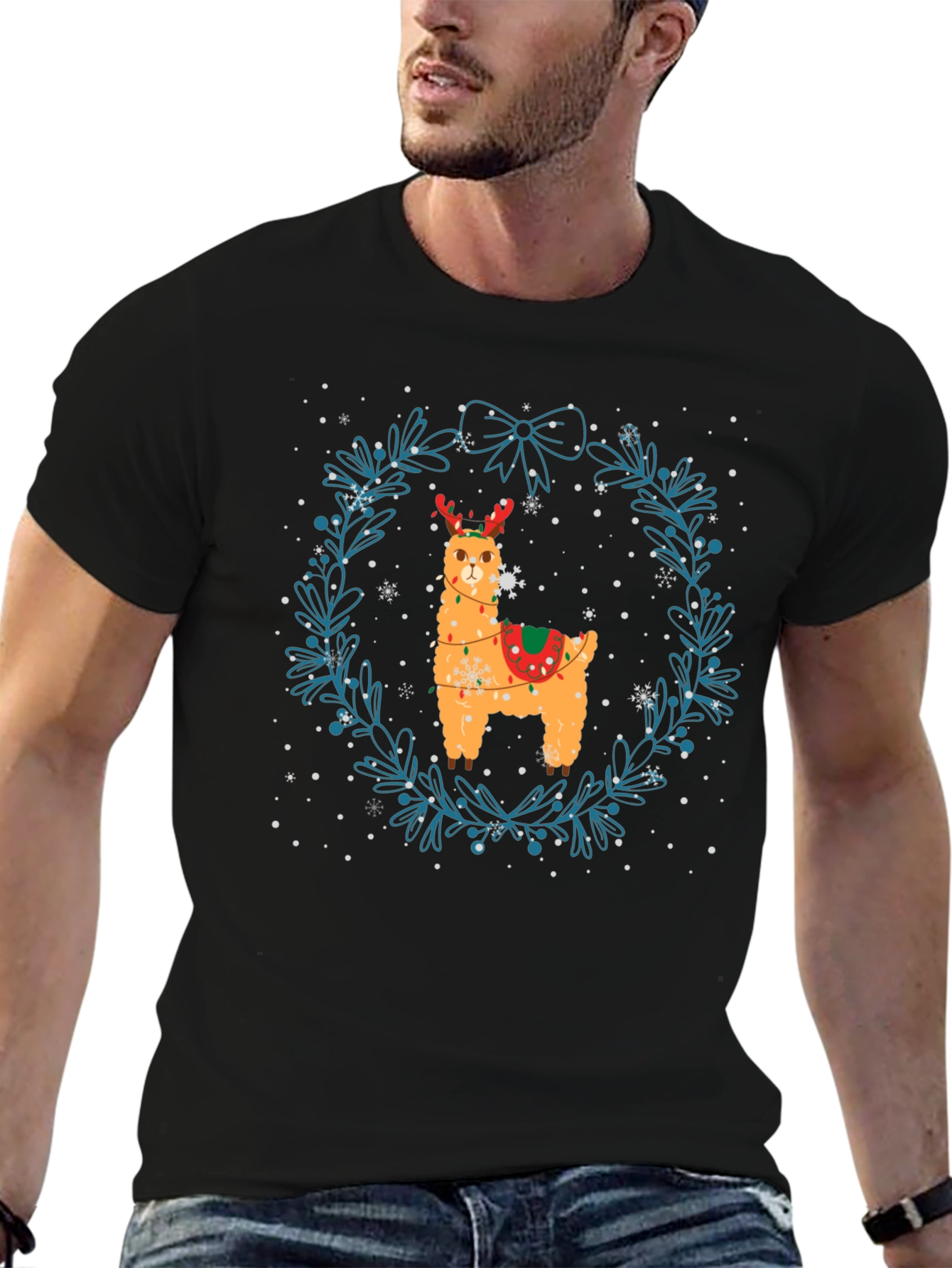 Llama Christmas T-Shirt