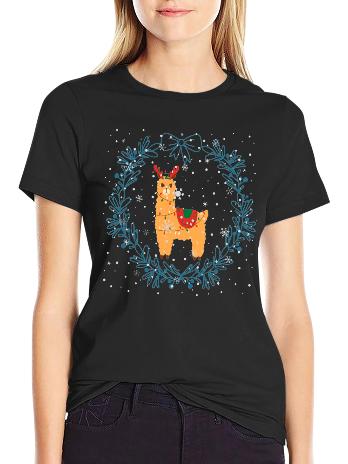 Llama Christmas T-Shirt