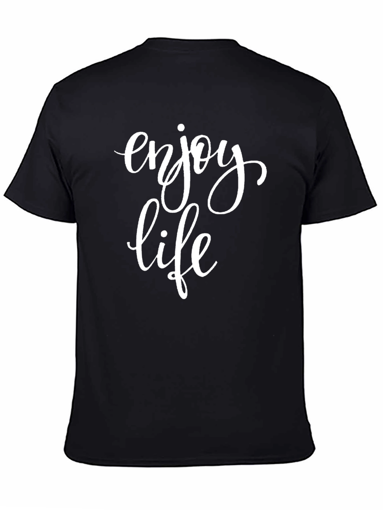 Enjoy Life Graphic Tee - Black T-Shirt
