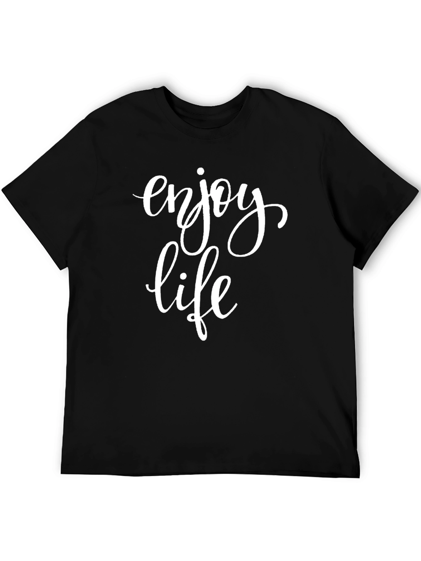 Enjoy Life Graphic Tee - Black T-Shirt