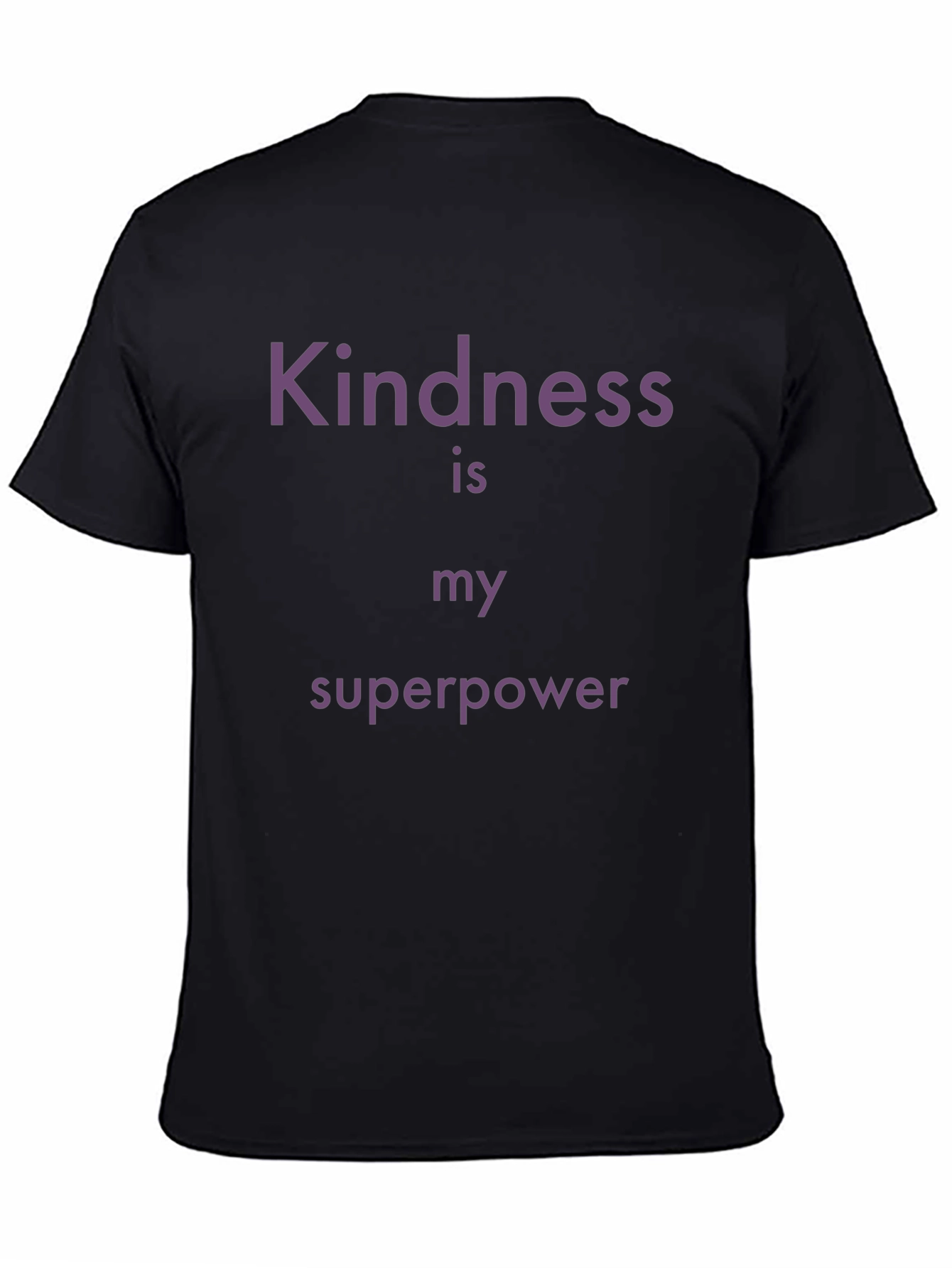Kindness is My Superpower Black T-Shirt