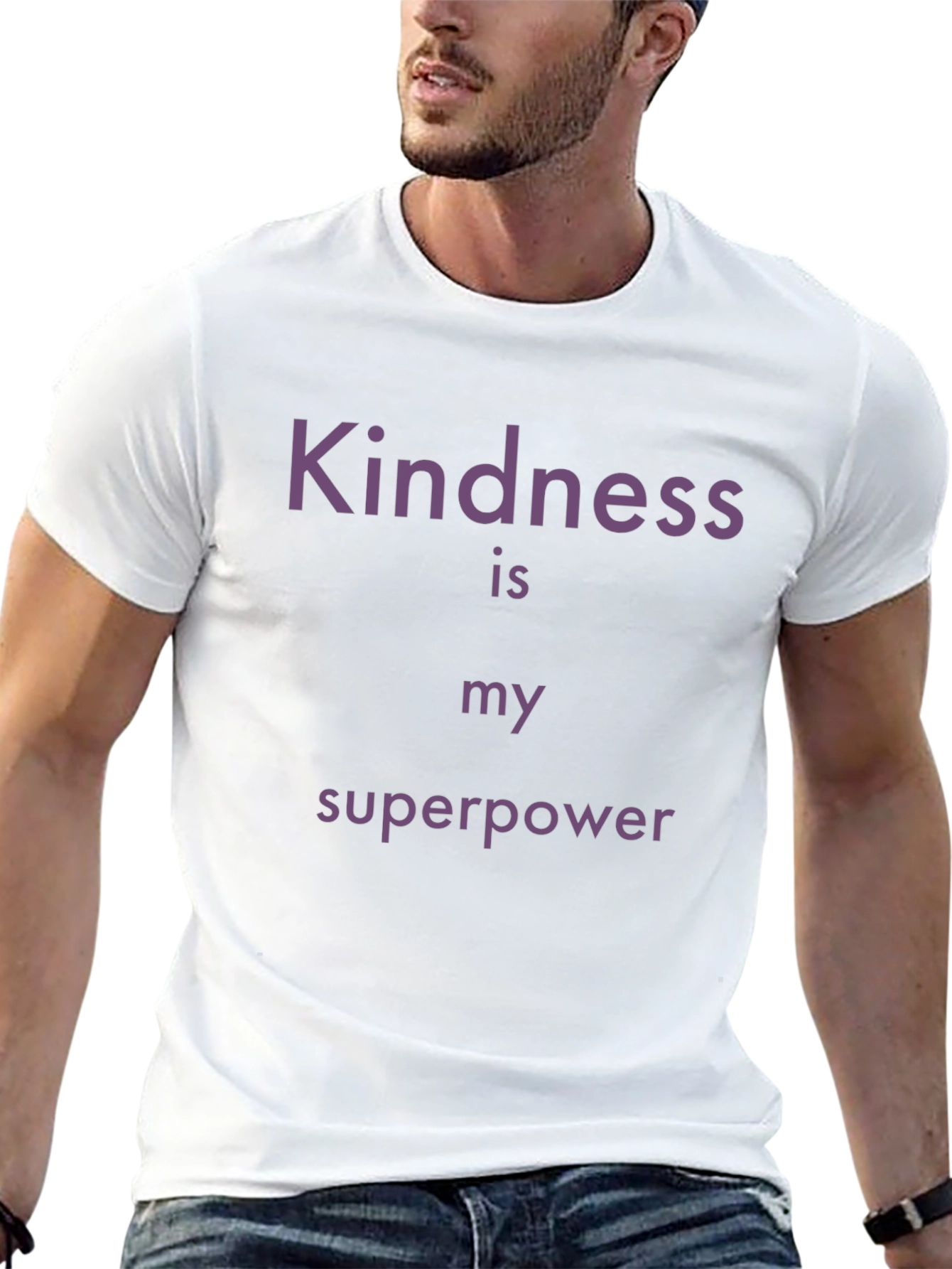 Kindness is My Superpower Black T-Shirt