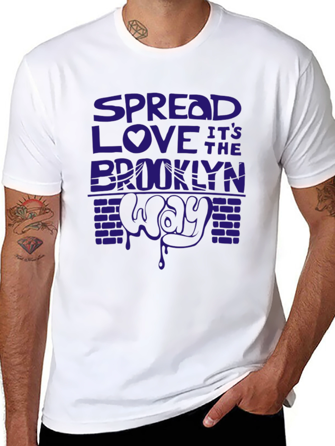 Spread Love Brooklyn Way Graphic T-Shirt