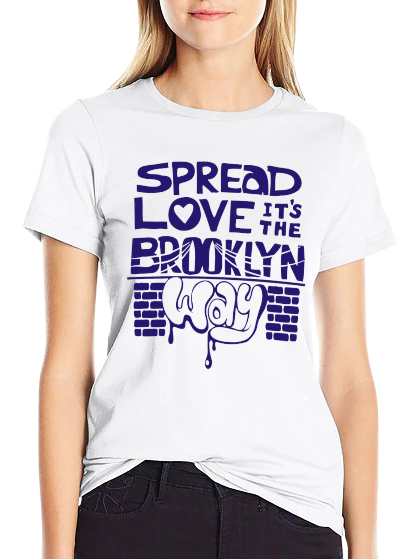 Spread Love Brooklyn Way Graphic T-Shirt