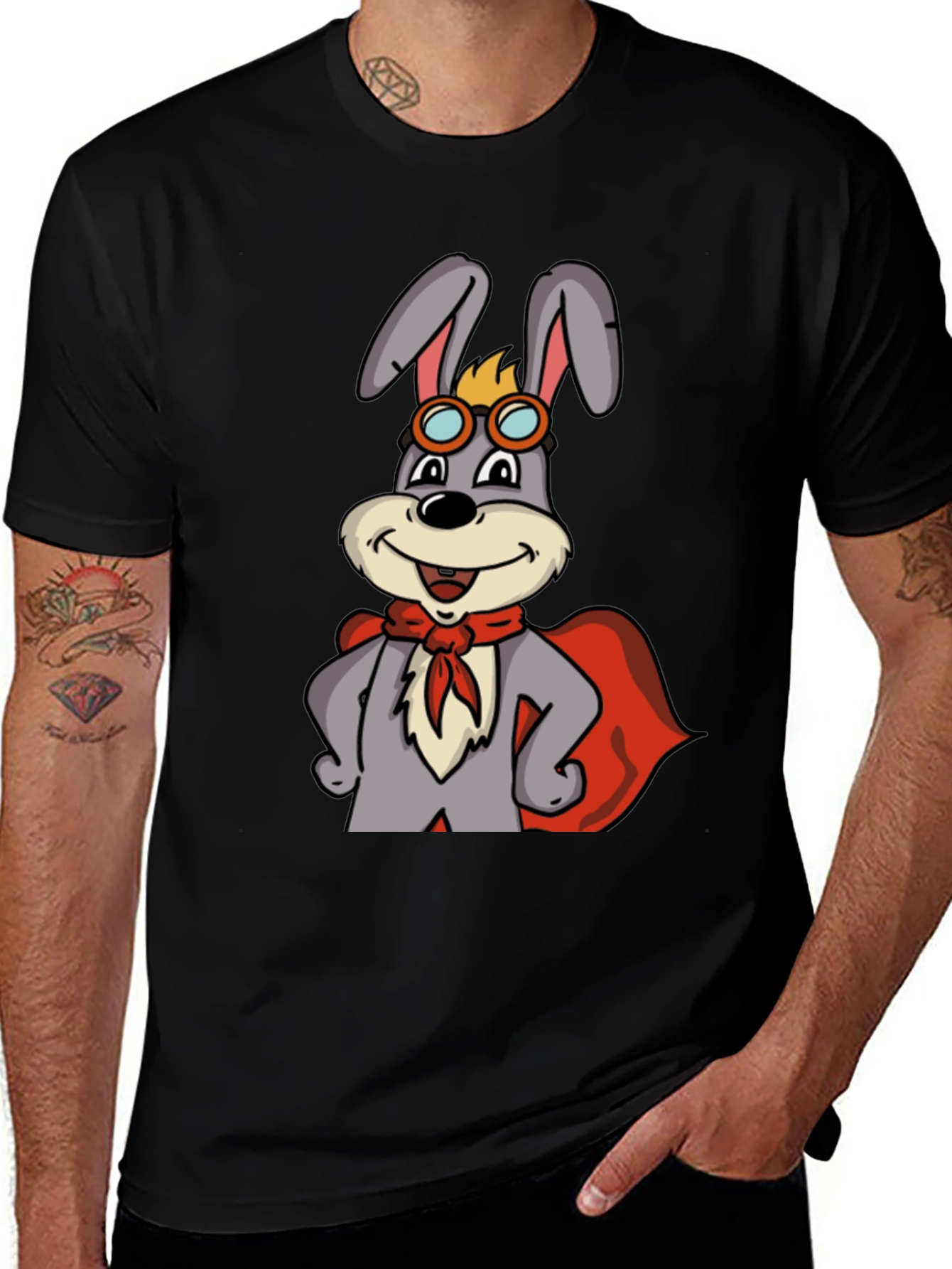Superhero Rabbit T-Shirt