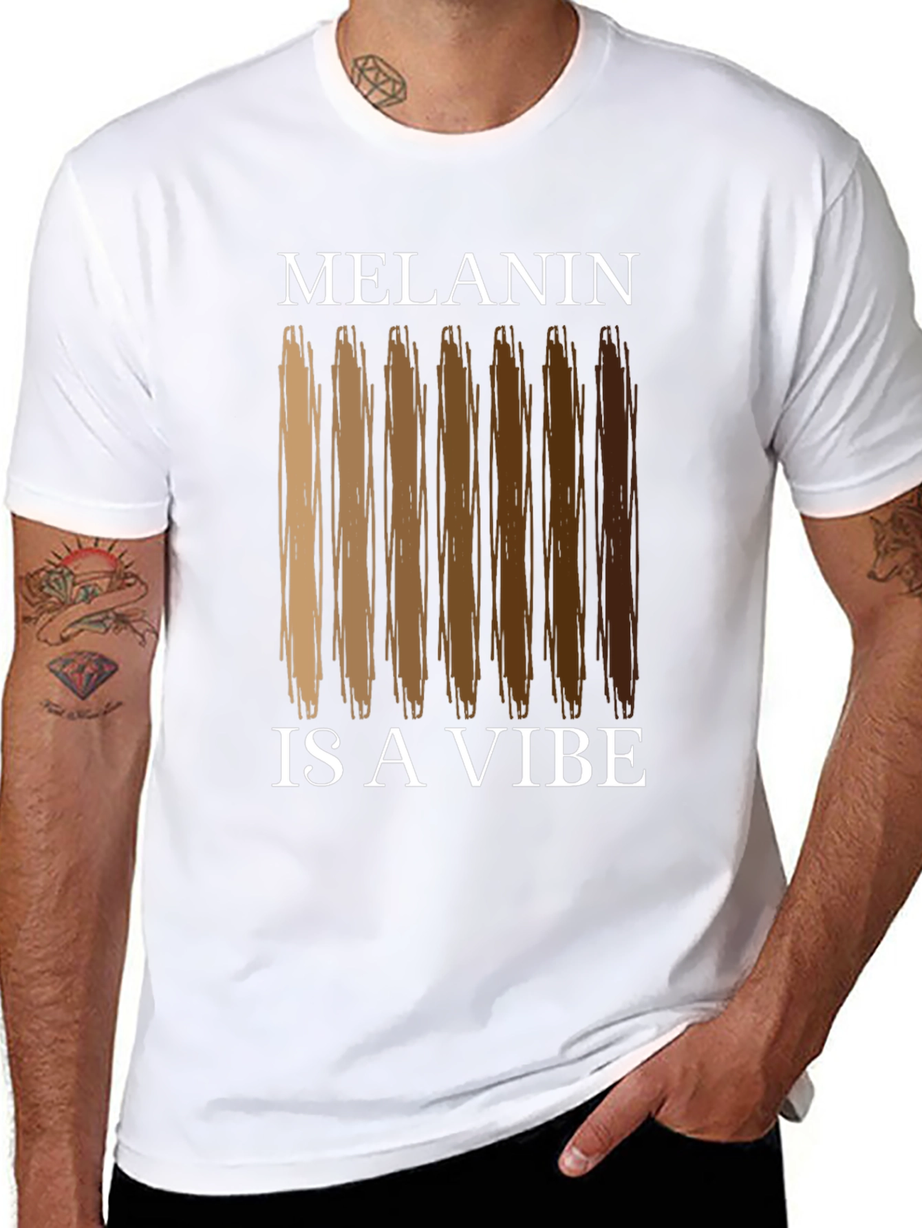 Melanin Is A Vibe Graphic T-Shirt