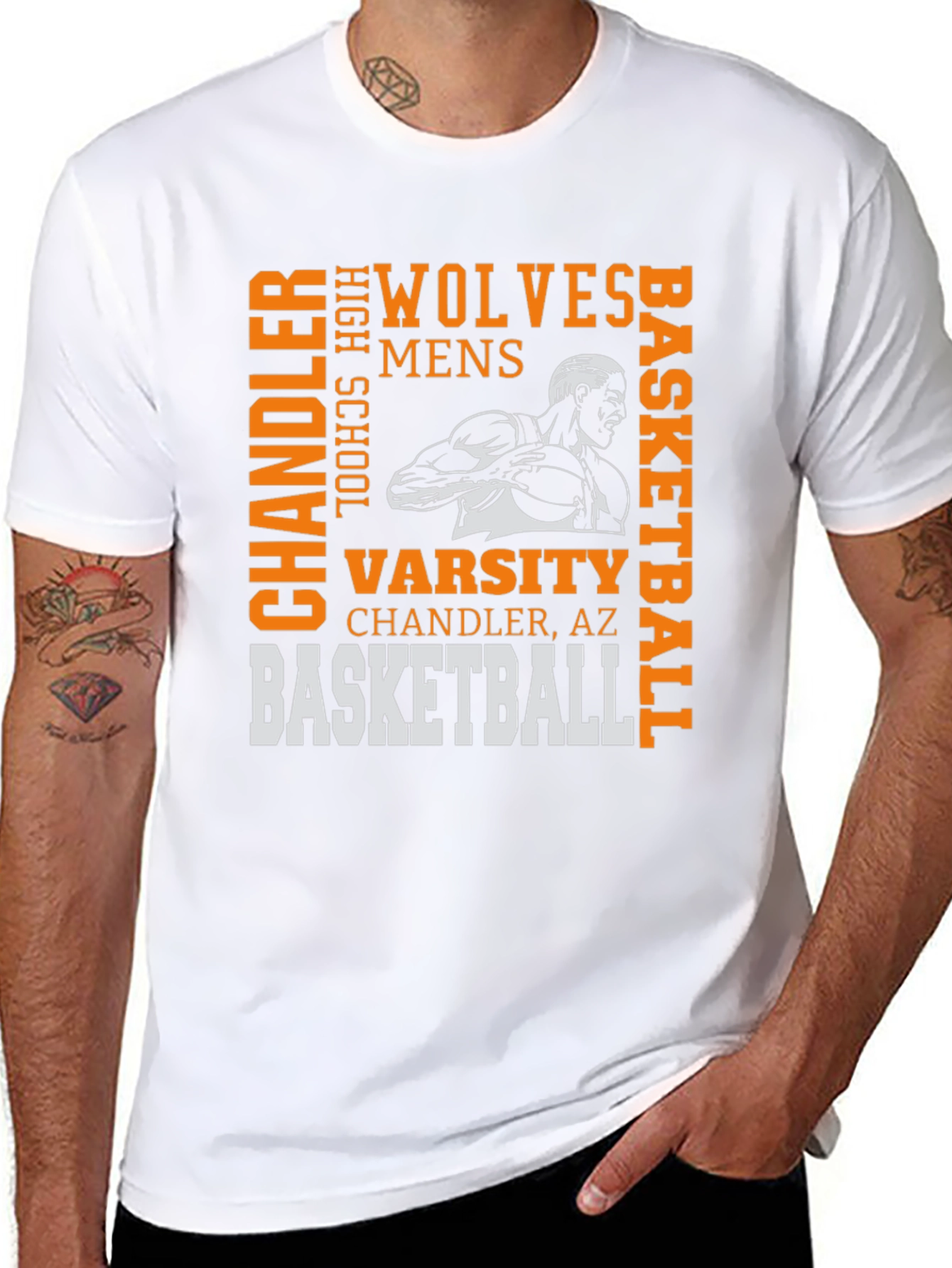 Wolves Basketball Graphic Tee
