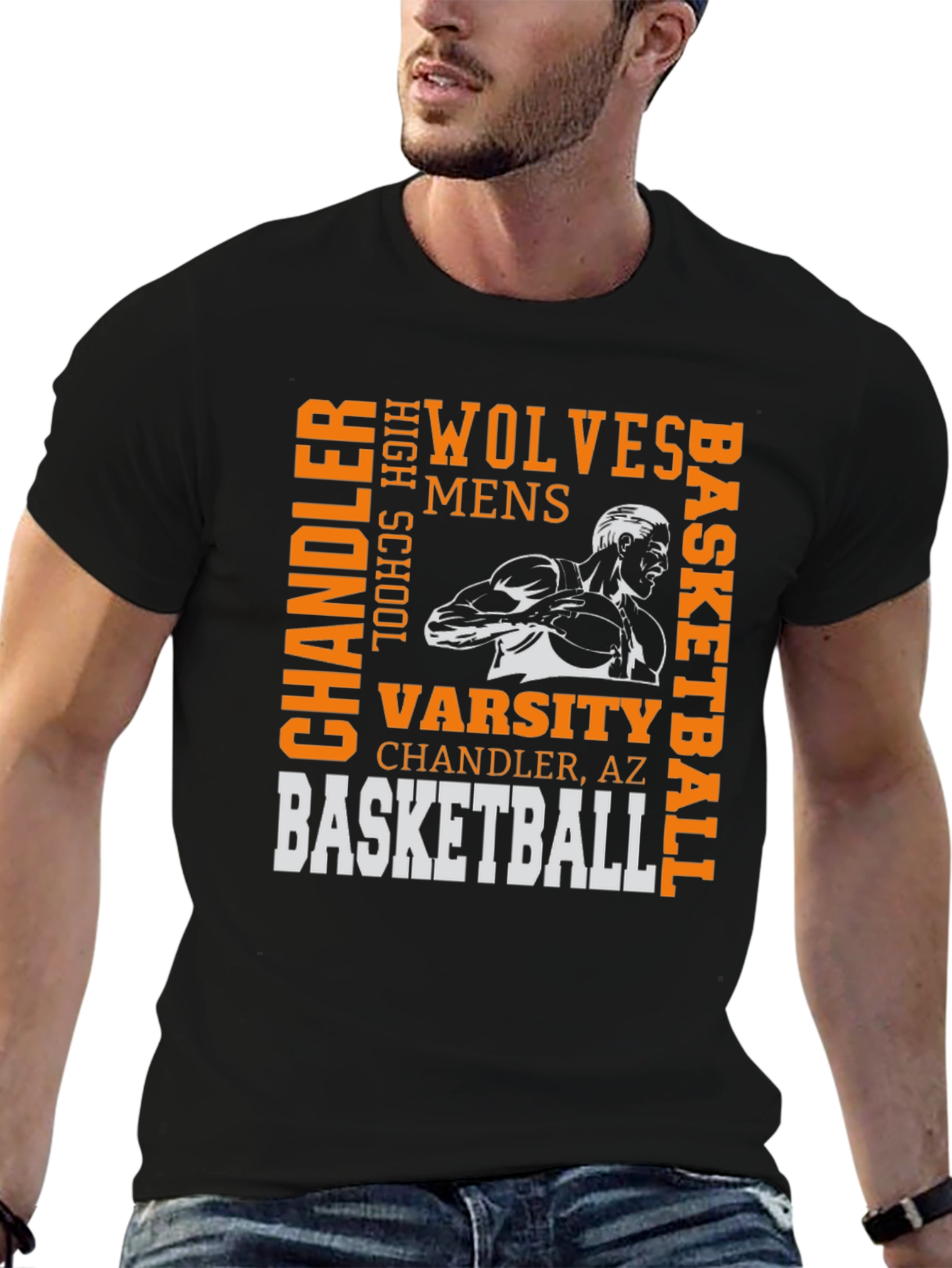 Wolves Basketball Graphic Tee
