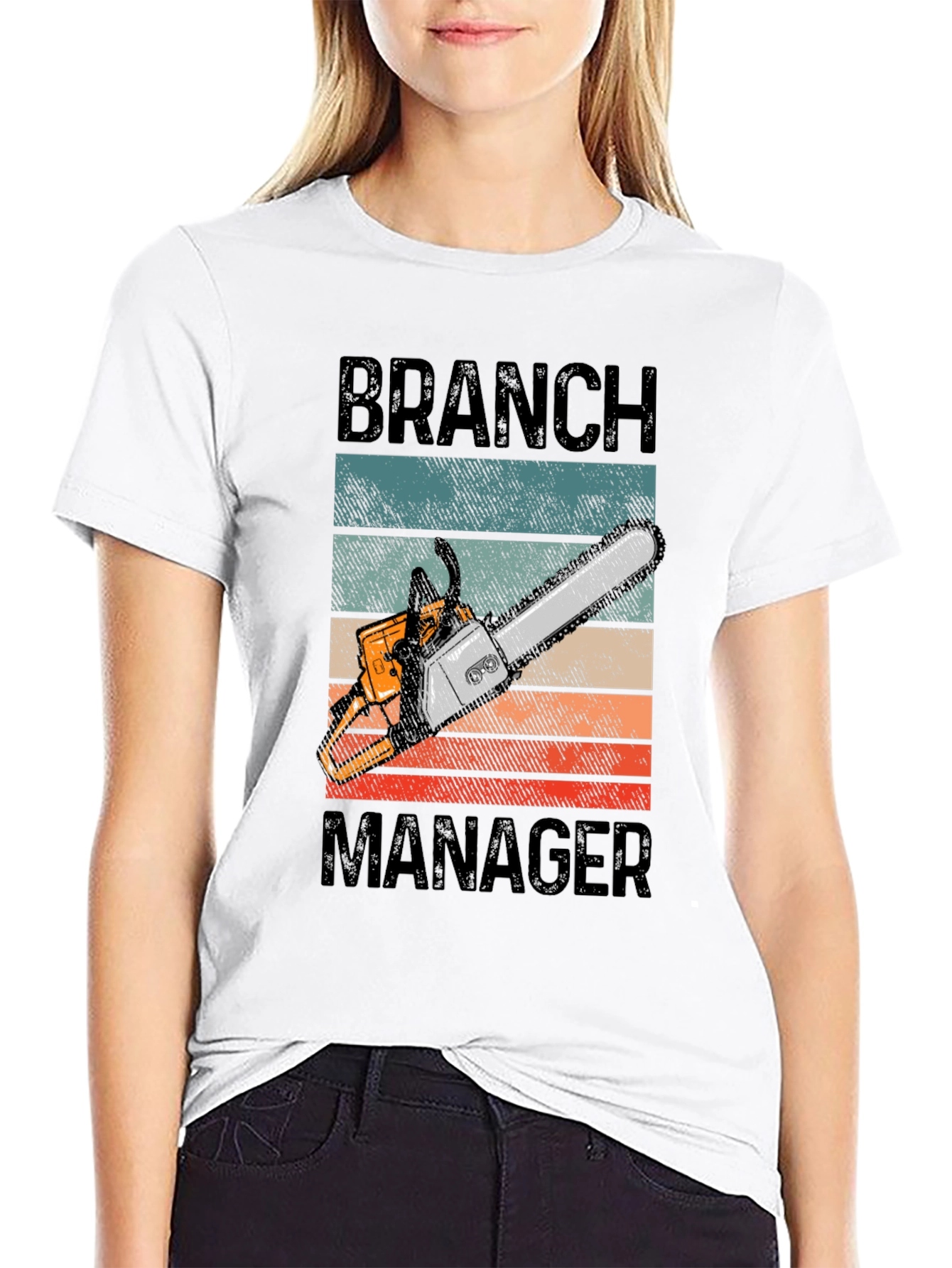Branch Manager Chainsaw Graphic T-Shirt