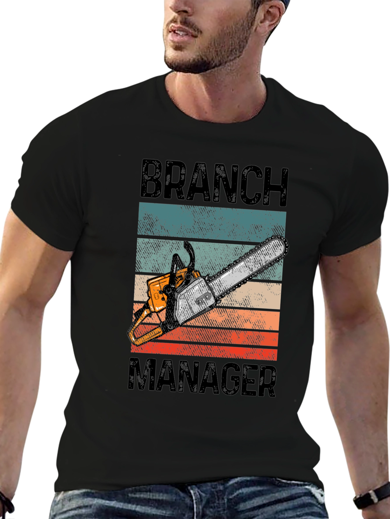 Branch Manager Chainsaw Graphic T-Shirt