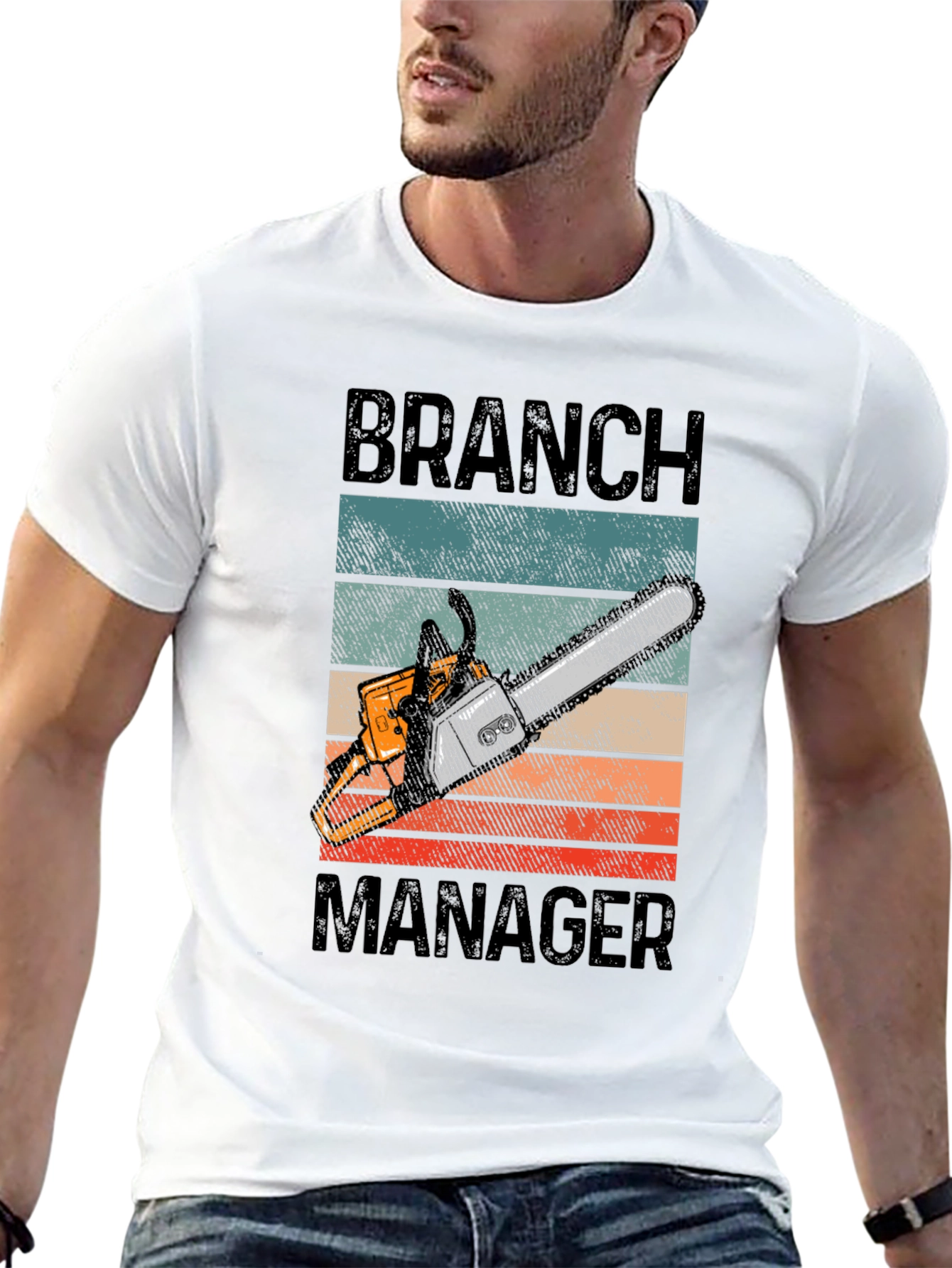 Branch Manager Chainsaw Graphic T-Shirt