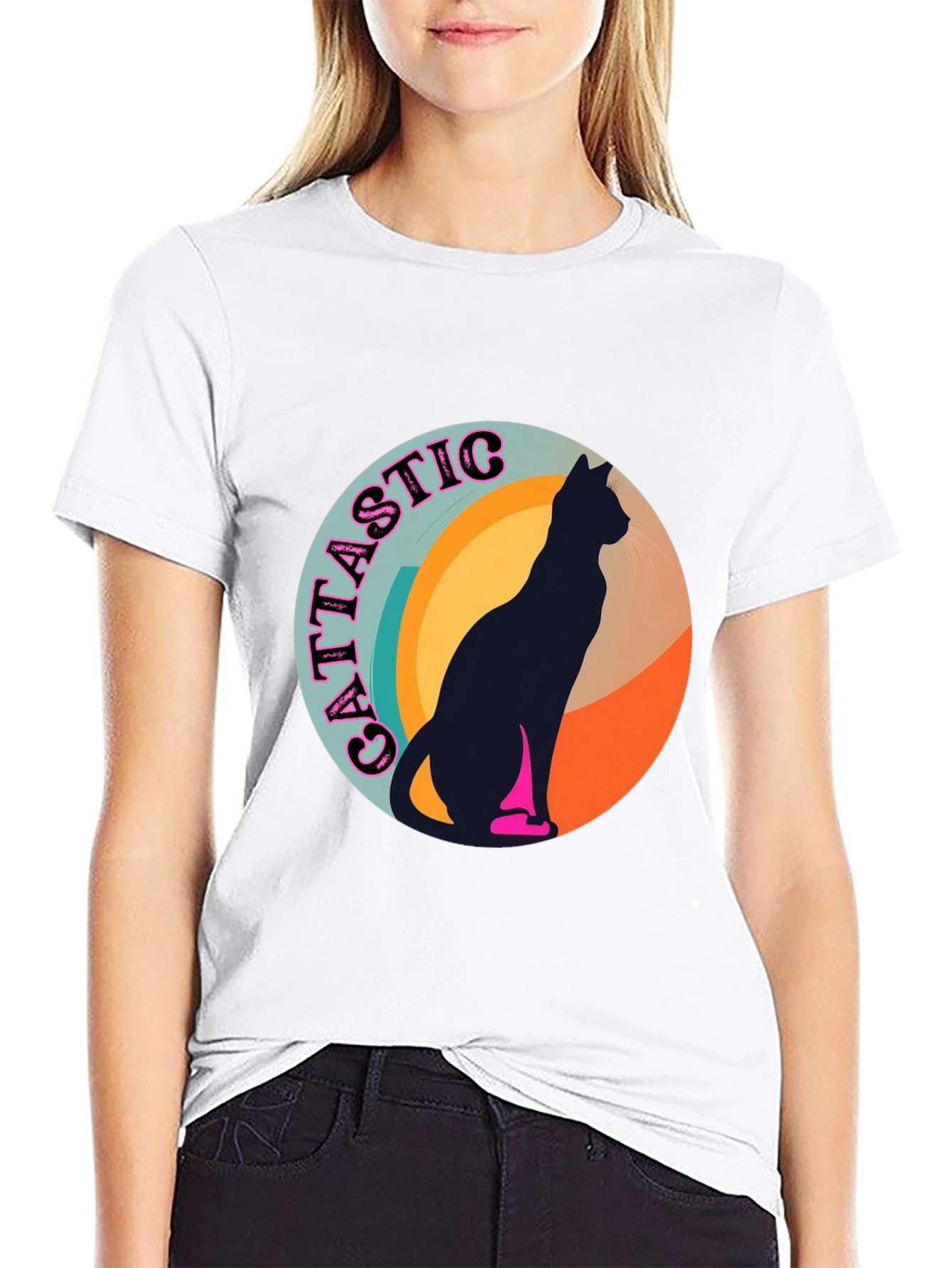Cattastic Retro Cat T-Shirt