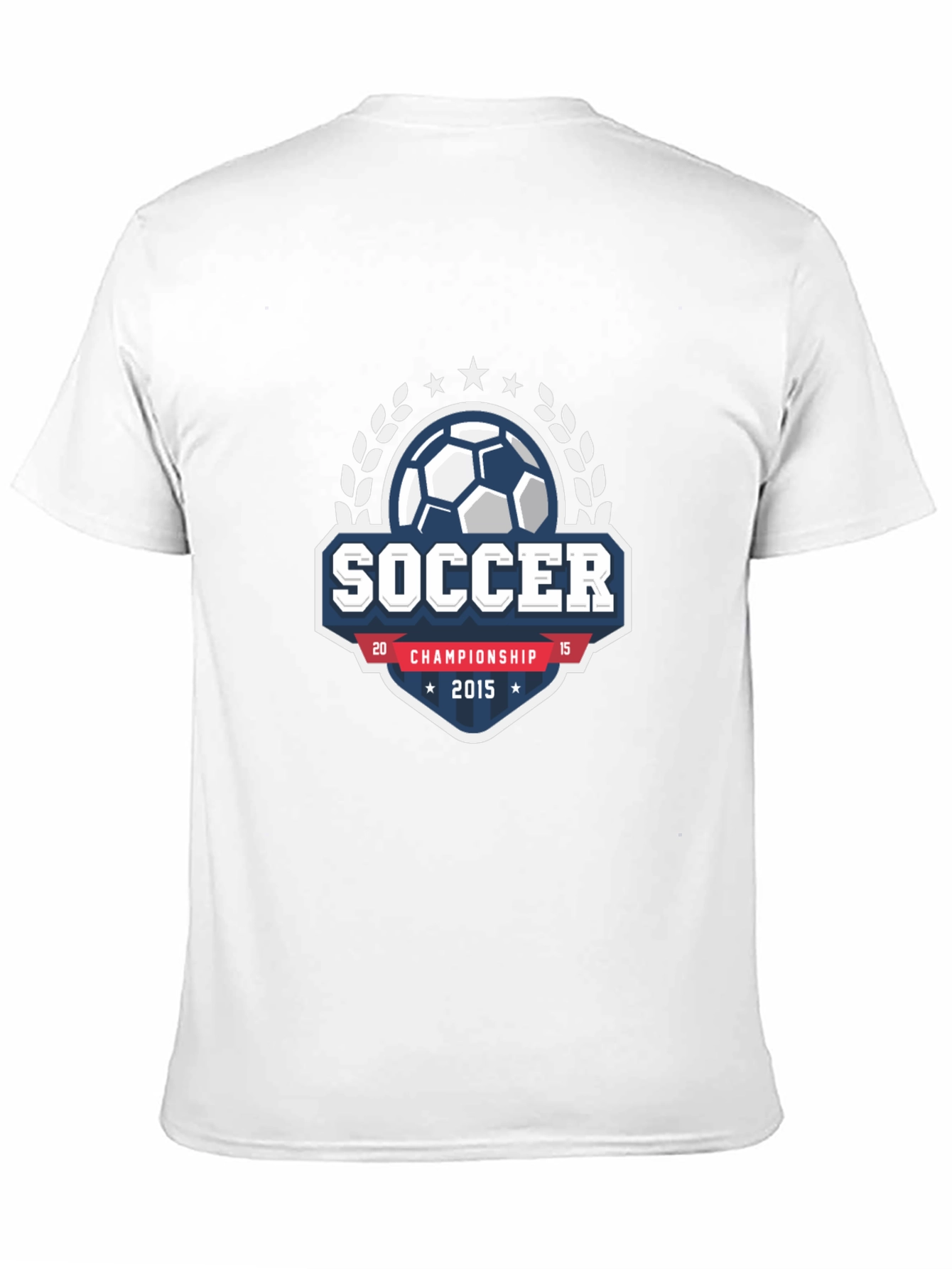 Soccer Championship 2015 Black T-Shirt