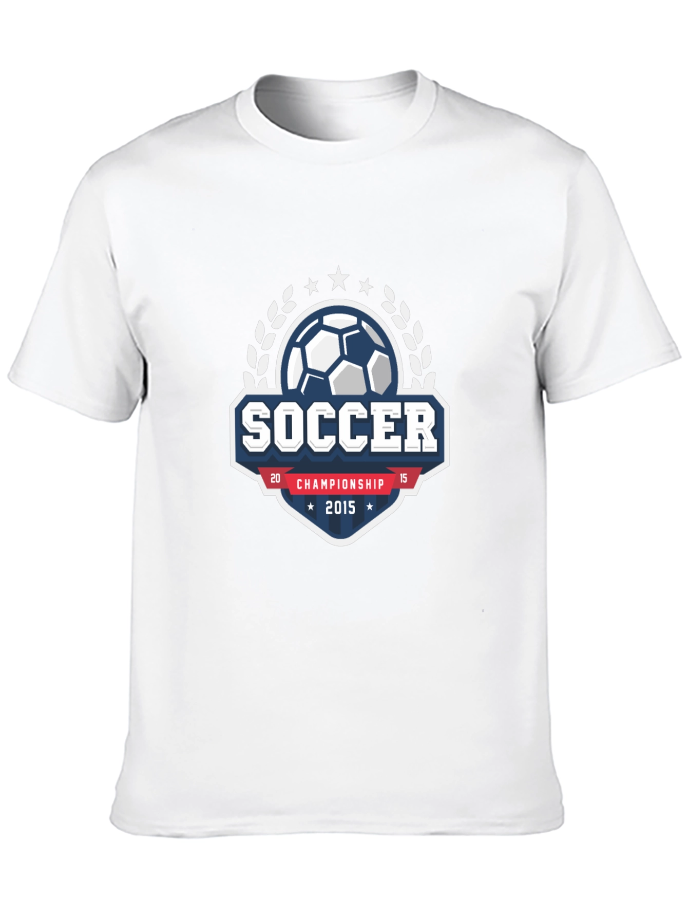 Soccer Championship 2015 Black T-Shirt