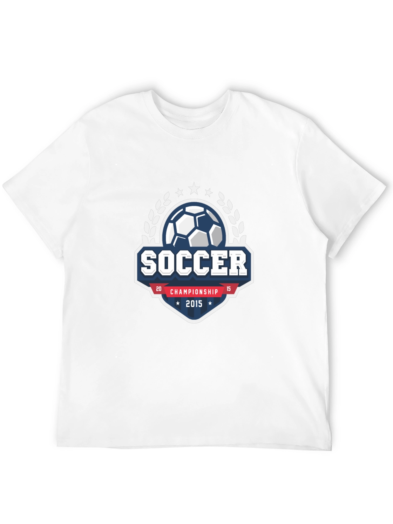 Soccer Championship 2015 Black T-Shirt