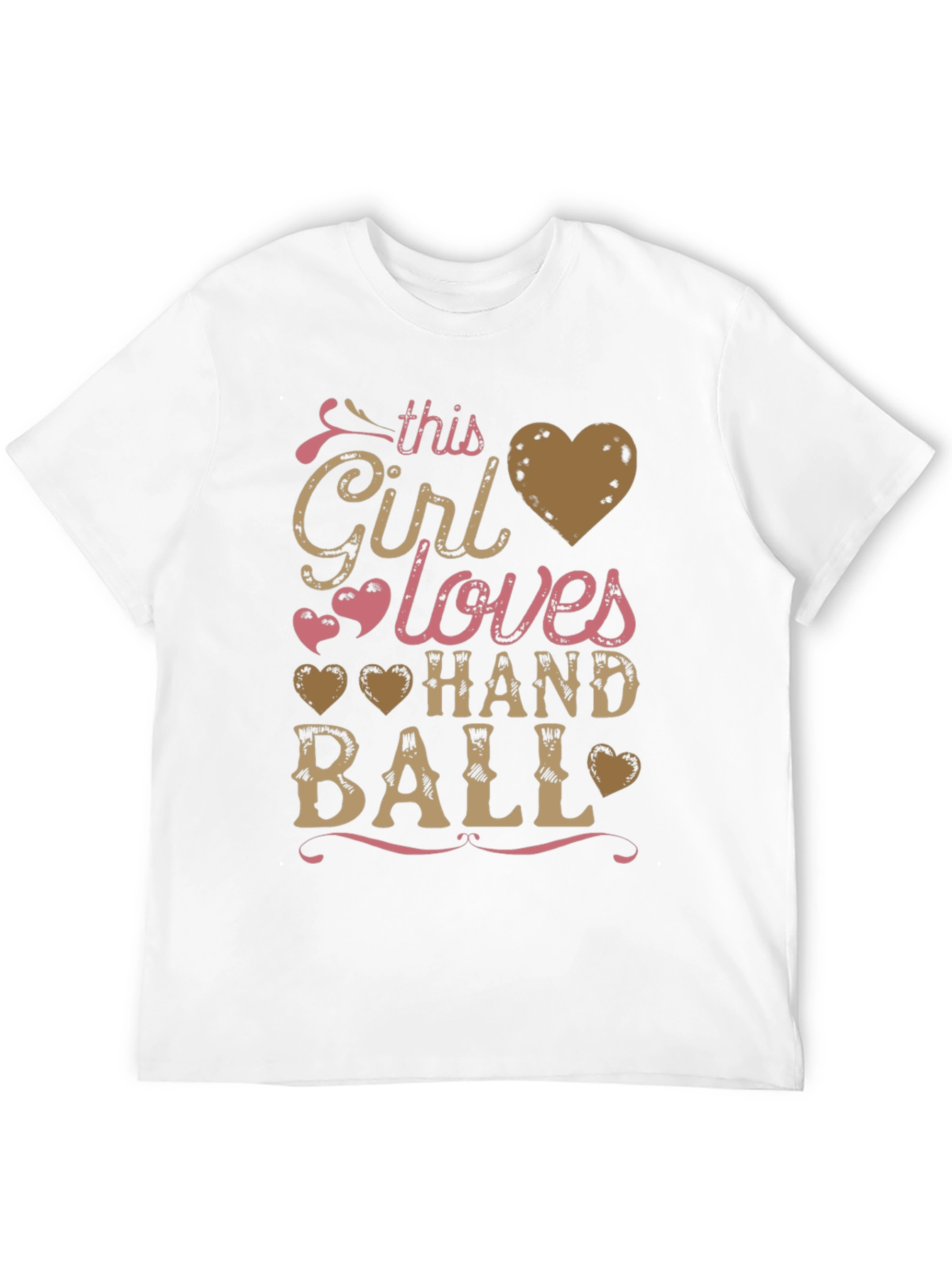 Handball Lover T-Shirt - This Girl Loves Handball