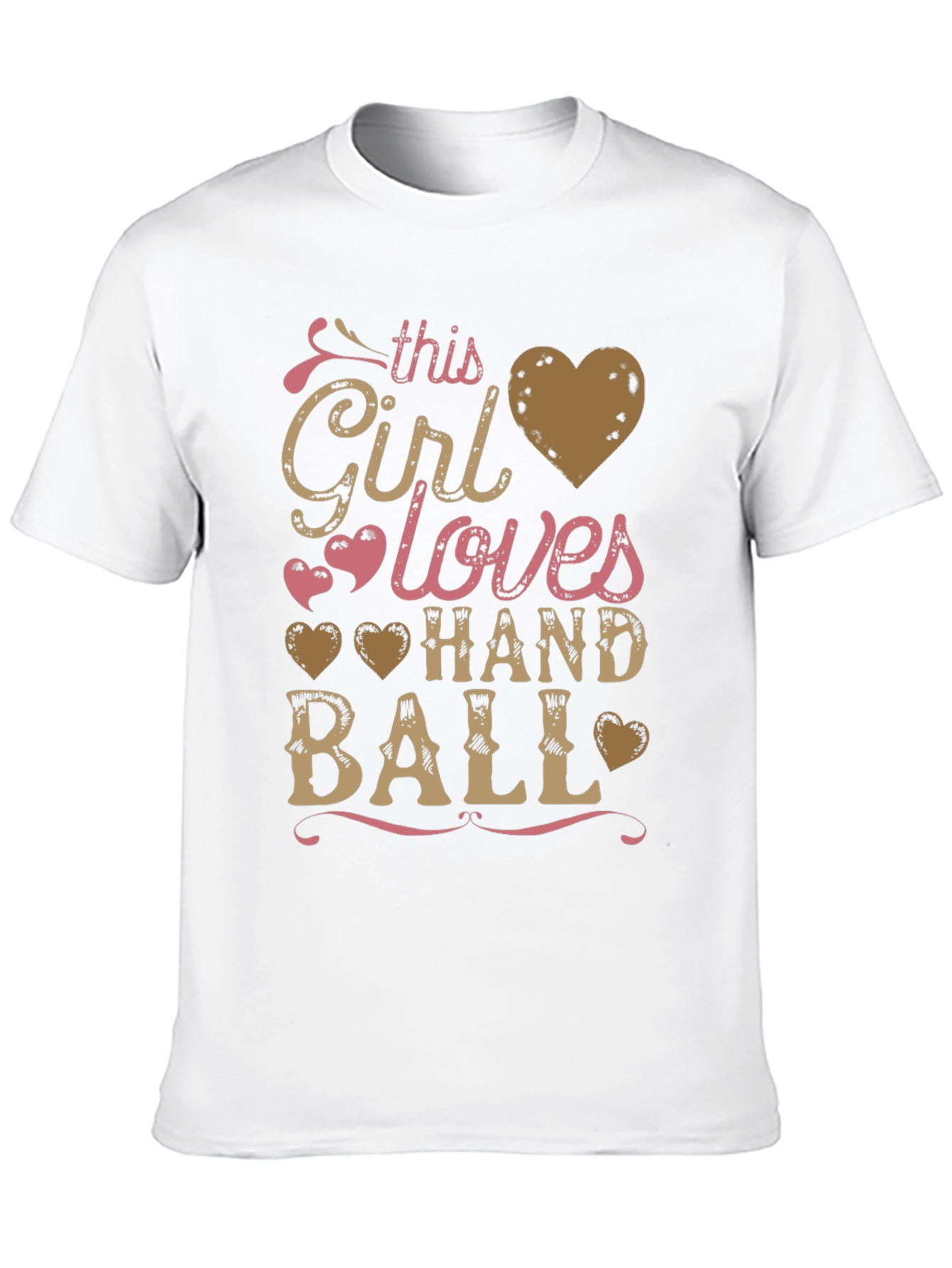 Handball Lover T-Shirt - This Girl Loves Handball