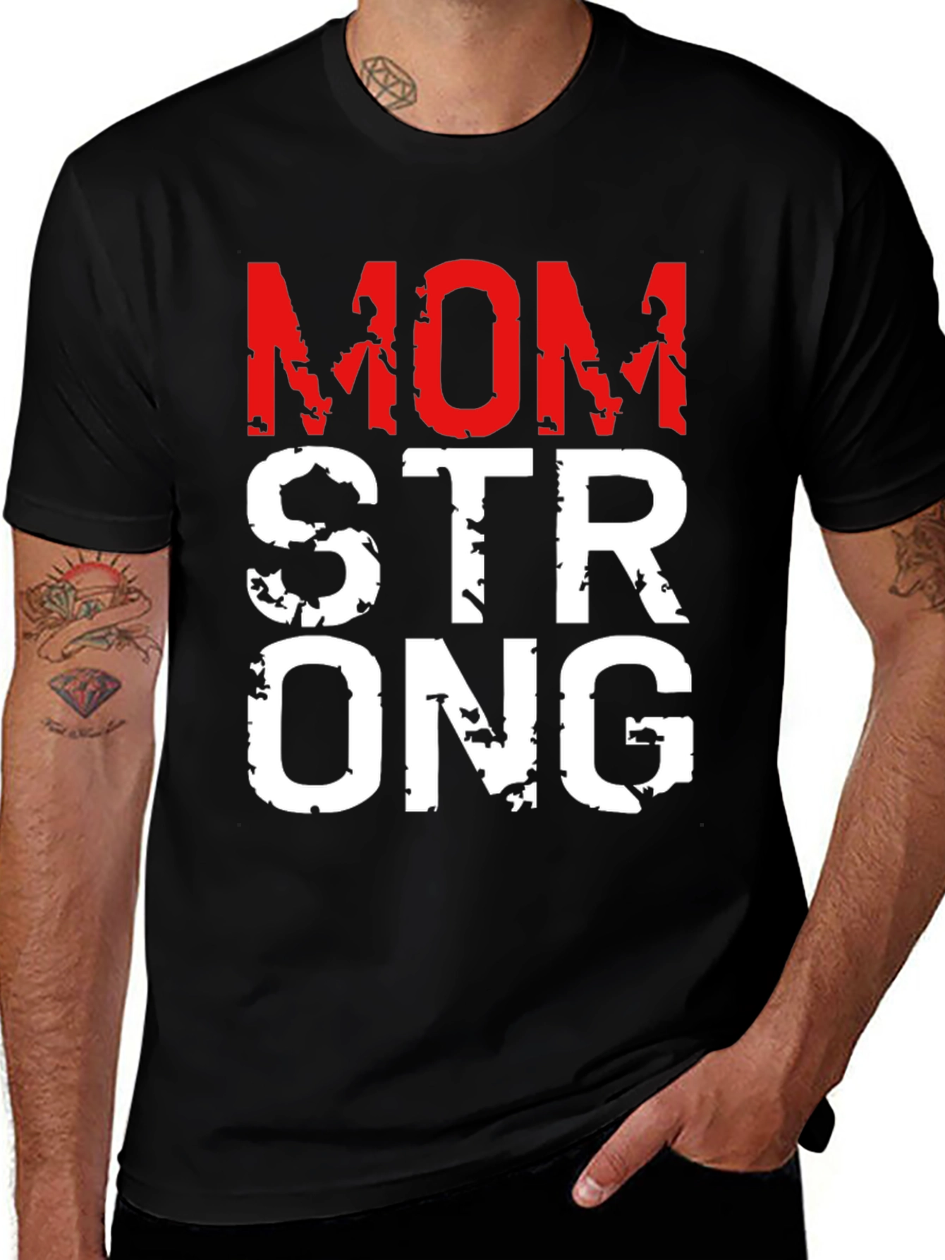 Mom Strong Graphic T-Shirt
