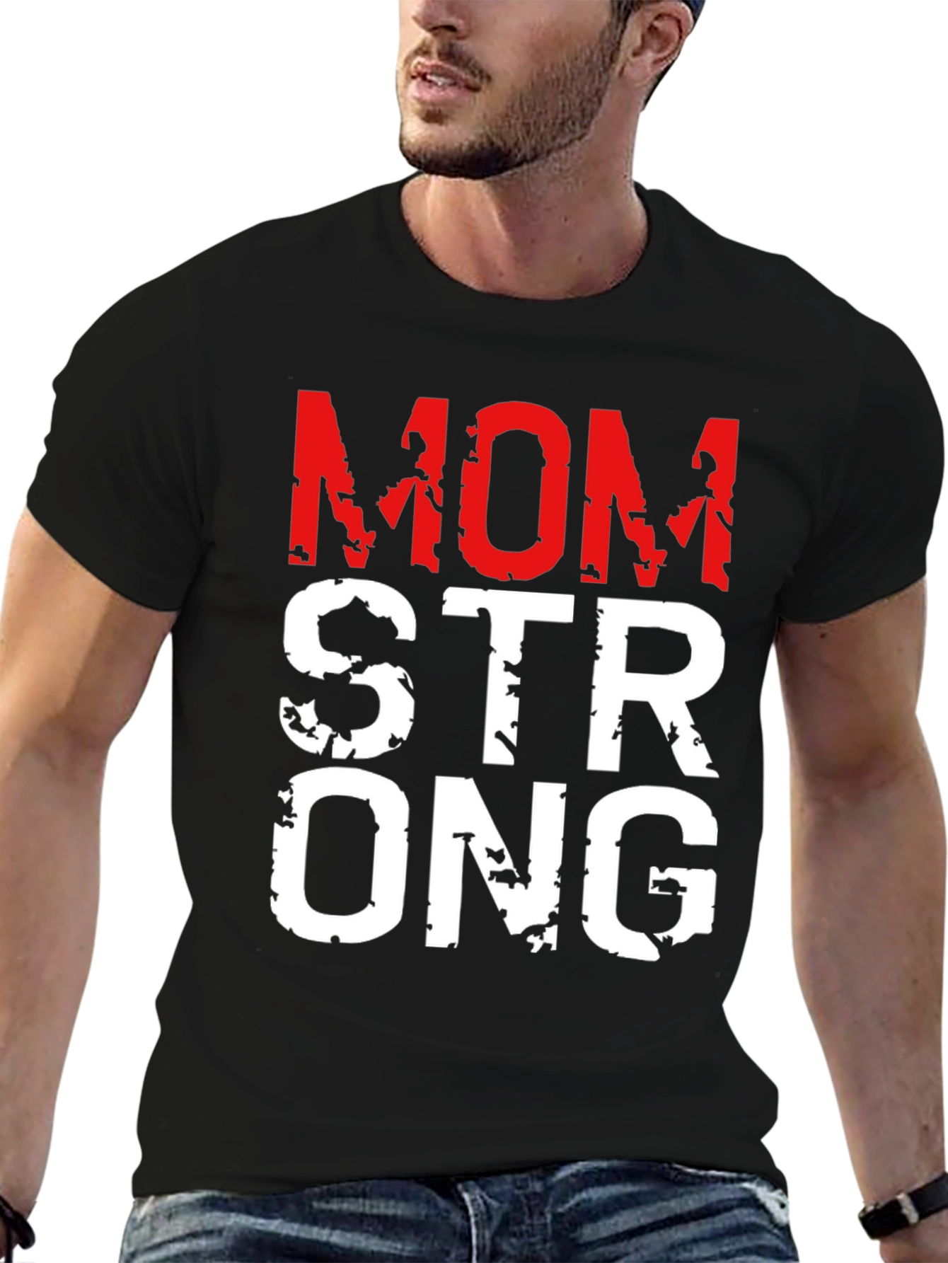 Mom Strong Graphic T-Shirt
