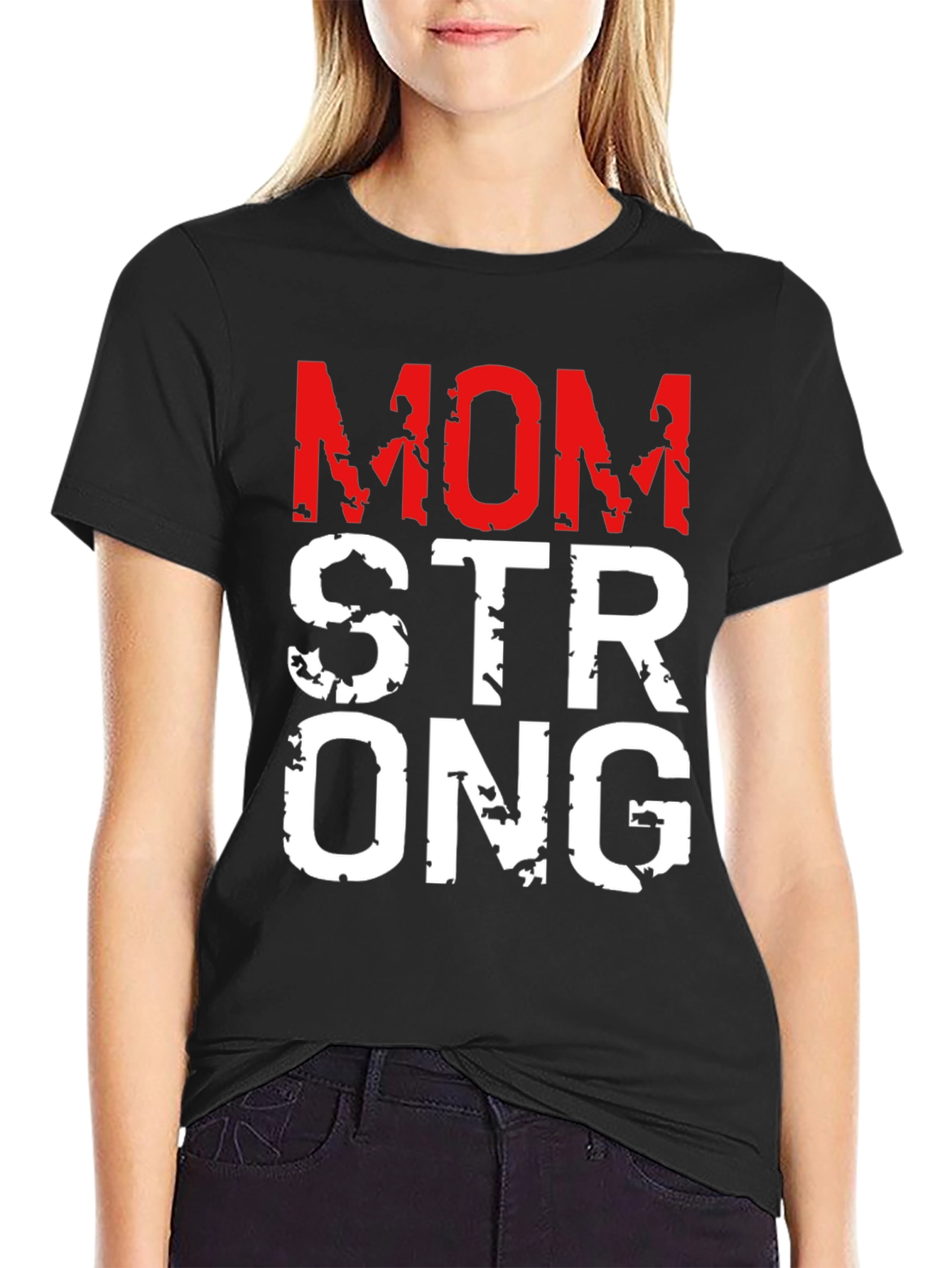 Mom Strong Graphic T-Shirt