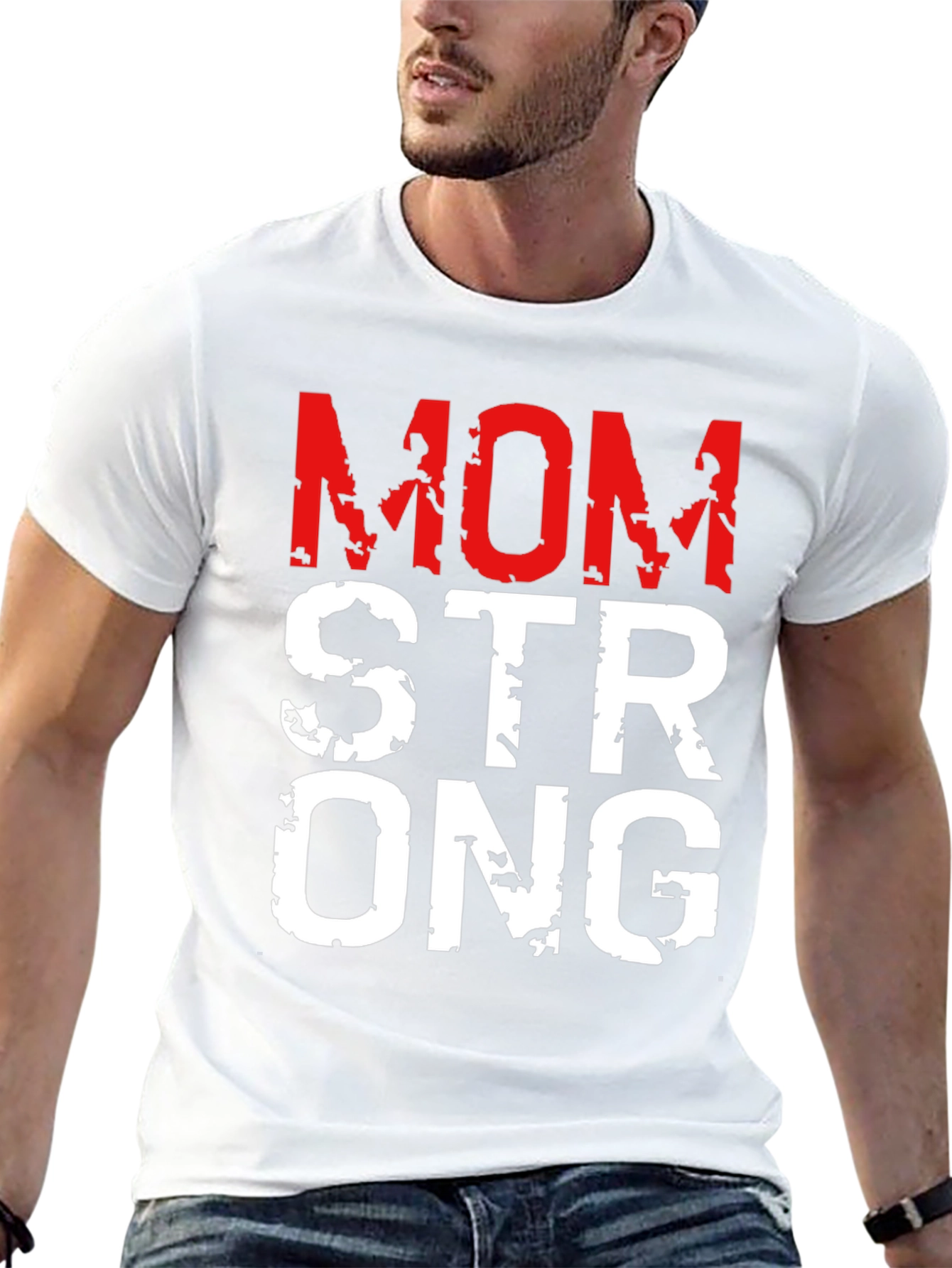 Mom Strong Graphic T-Shirt