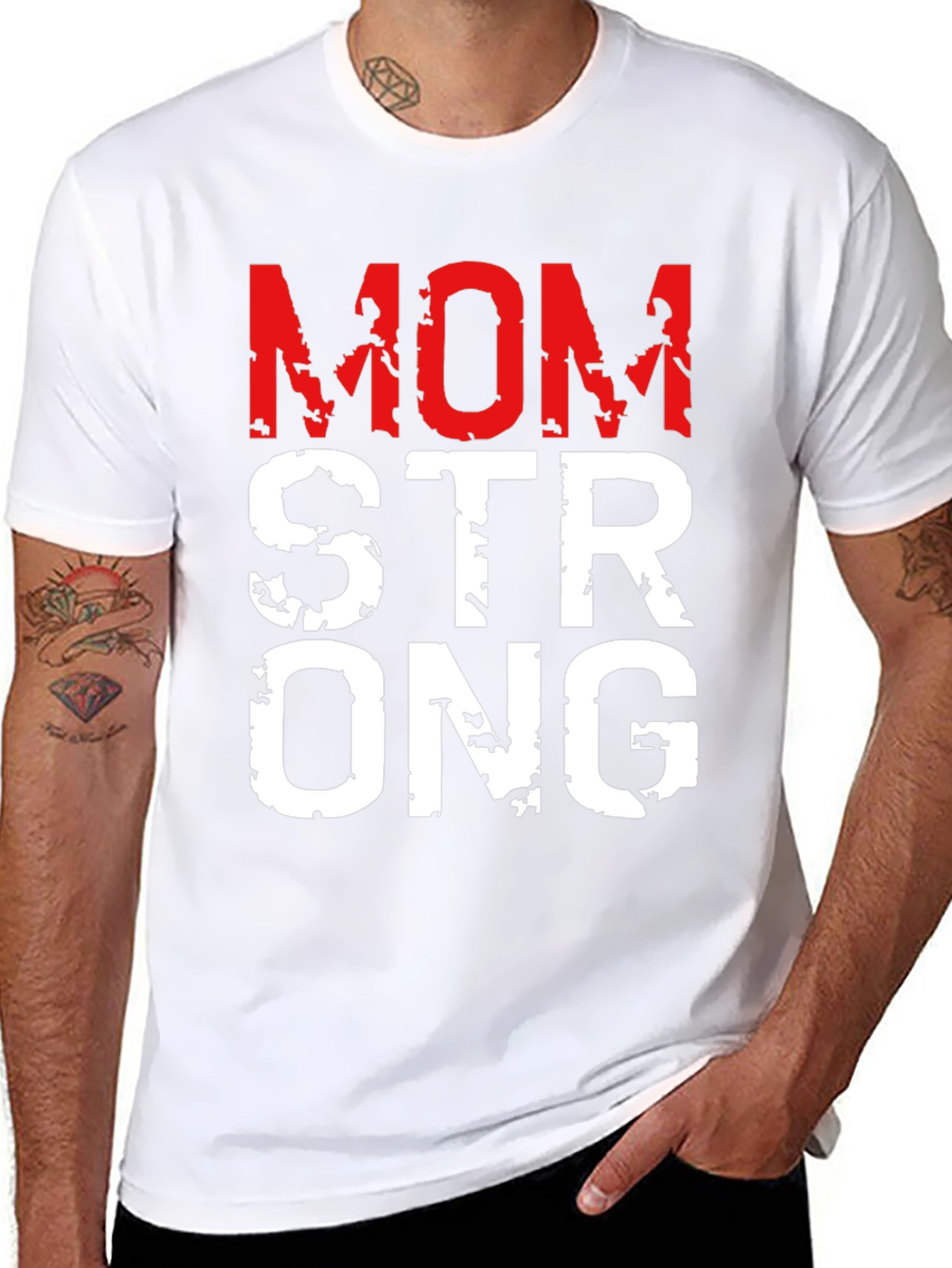 Mom Strong Graphic T-Shirt
