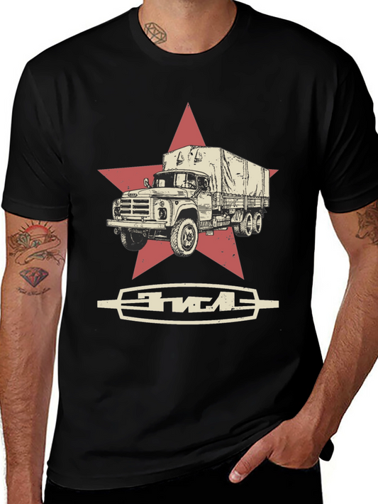 ZIL-130 Truck T-Shirt - Vintage Soviet Design
