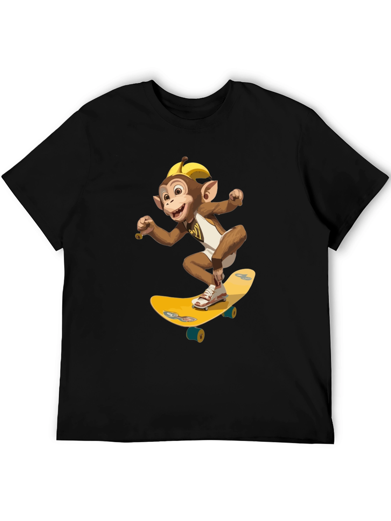 Monkey Skateboard T-Shirt - Fun & Unique Design