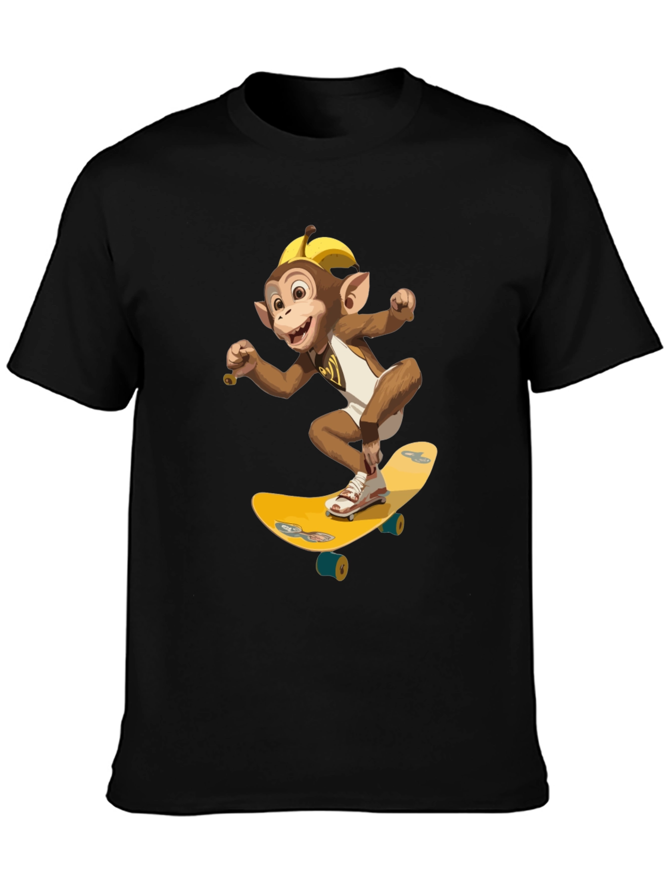 Monkey Skateboard T-Shirt - Fun & Unique Design