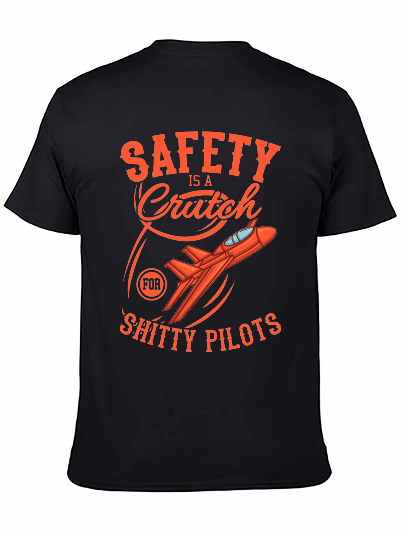 Safety Is A Crutch Graphic Tee