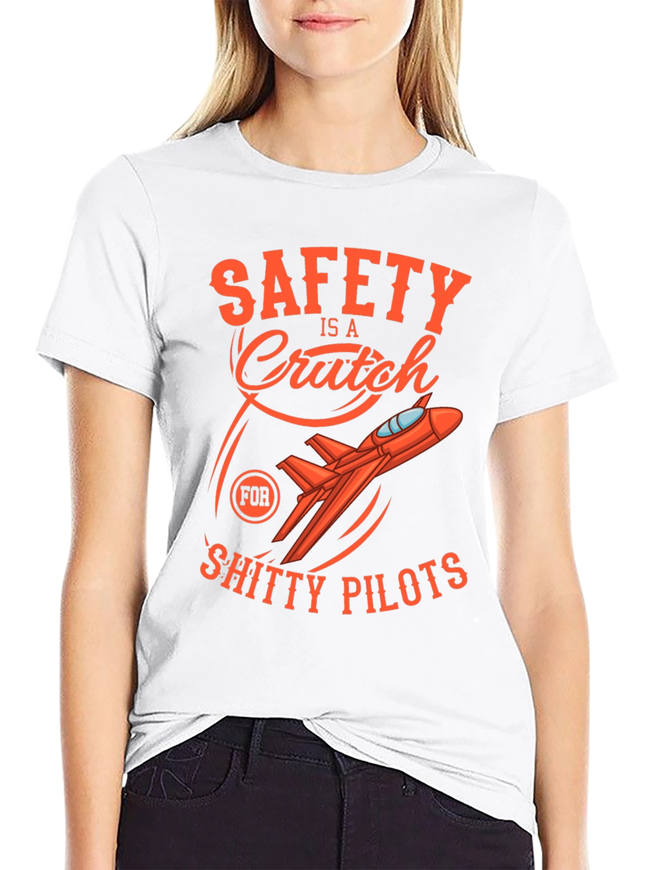 Safety Is A Crutch Graphic Tee