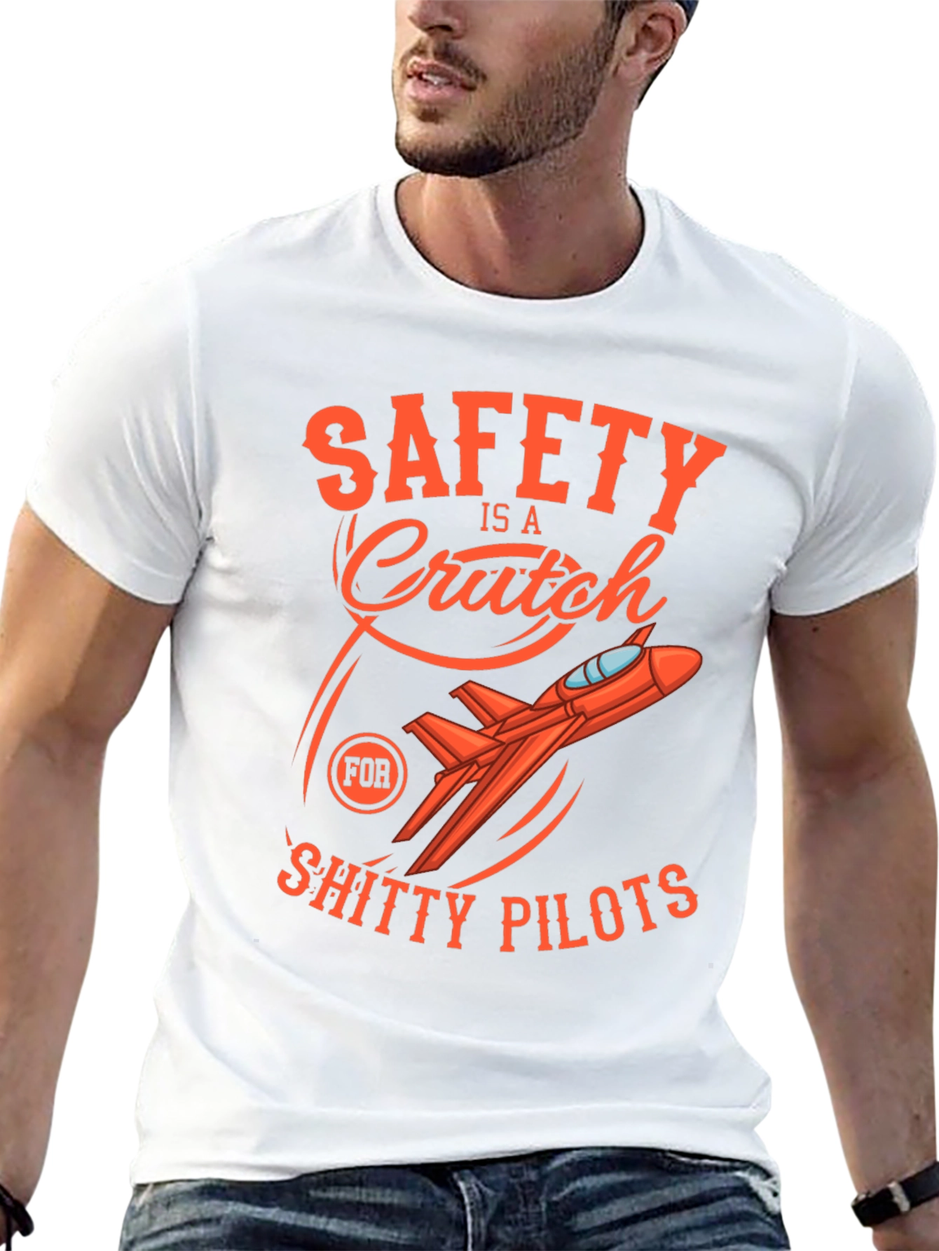 Safety Is A Crutch Graphic Tee