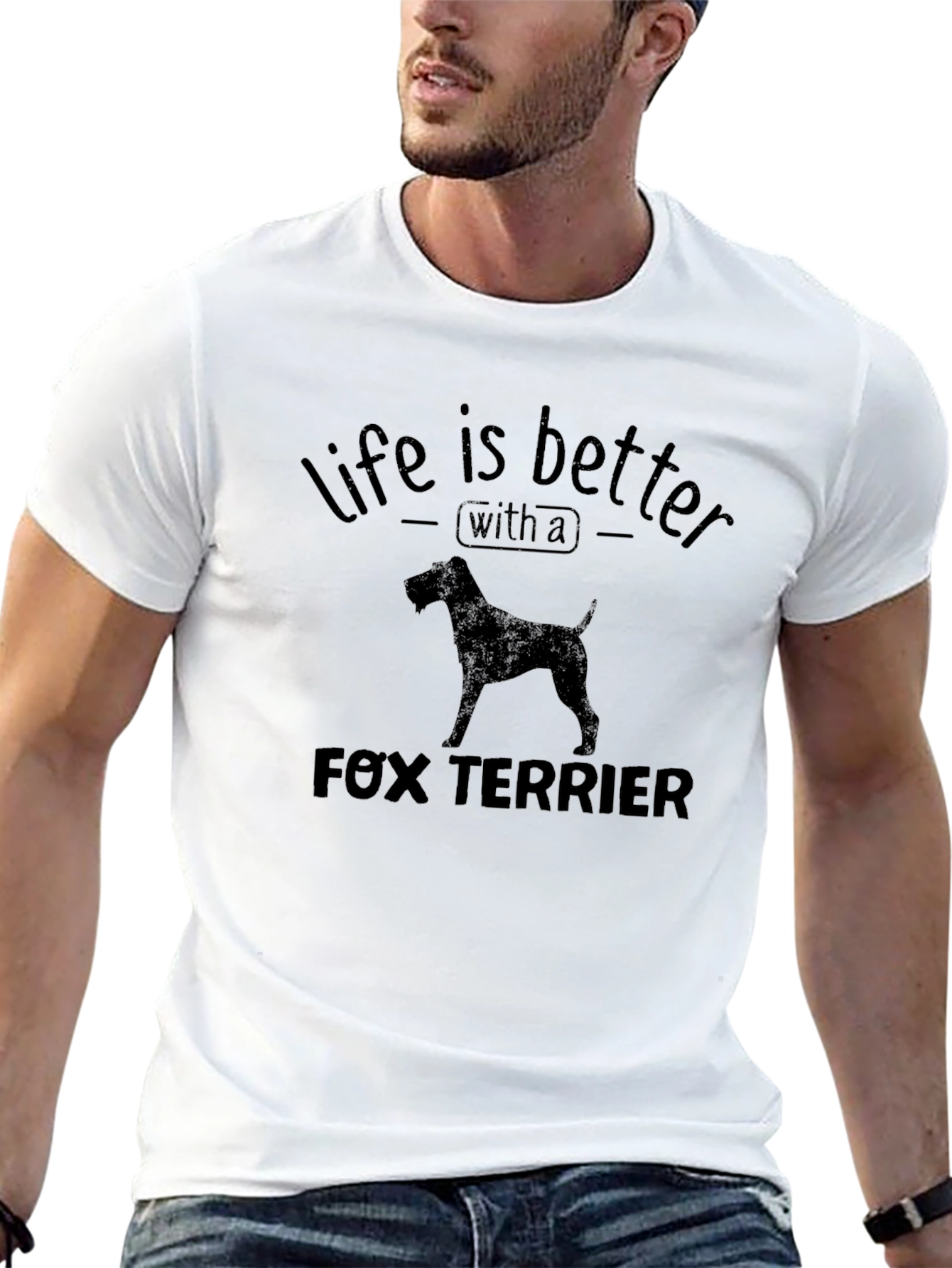 Life is Better with a Fox Terrier T-Shirt