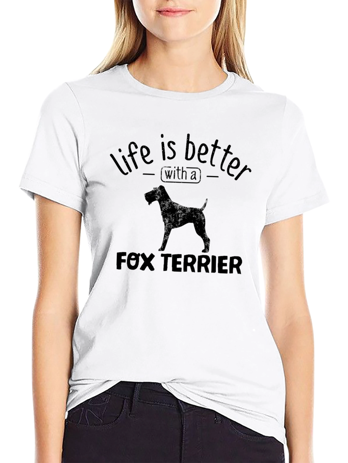 Life is Better with a Fox Terrier T-Shirt