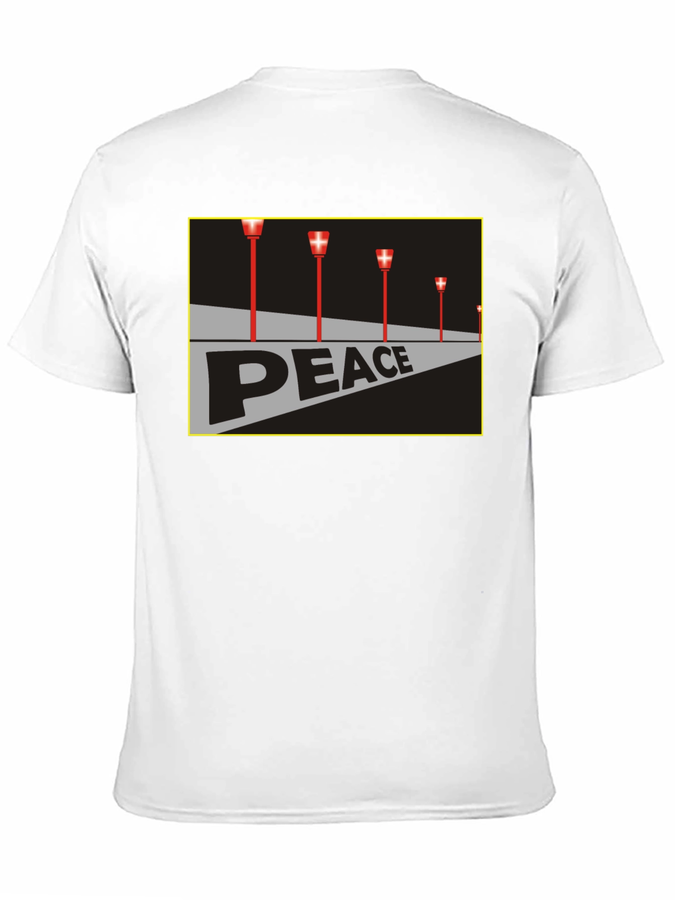 Peace Runway T-Shirt - Black Graphic Tee