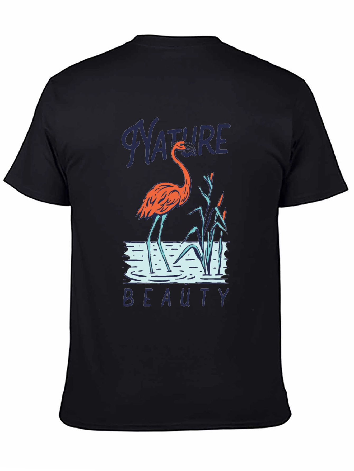Nature Beauty Flamingo Graphic Tee