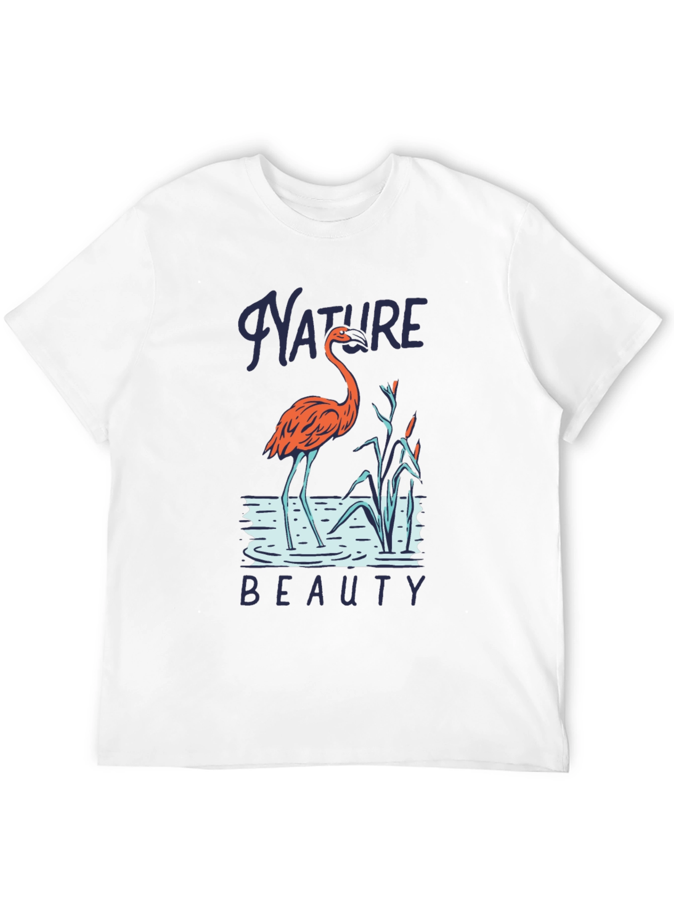 Nature Beauty Flamingo Graphic Tee