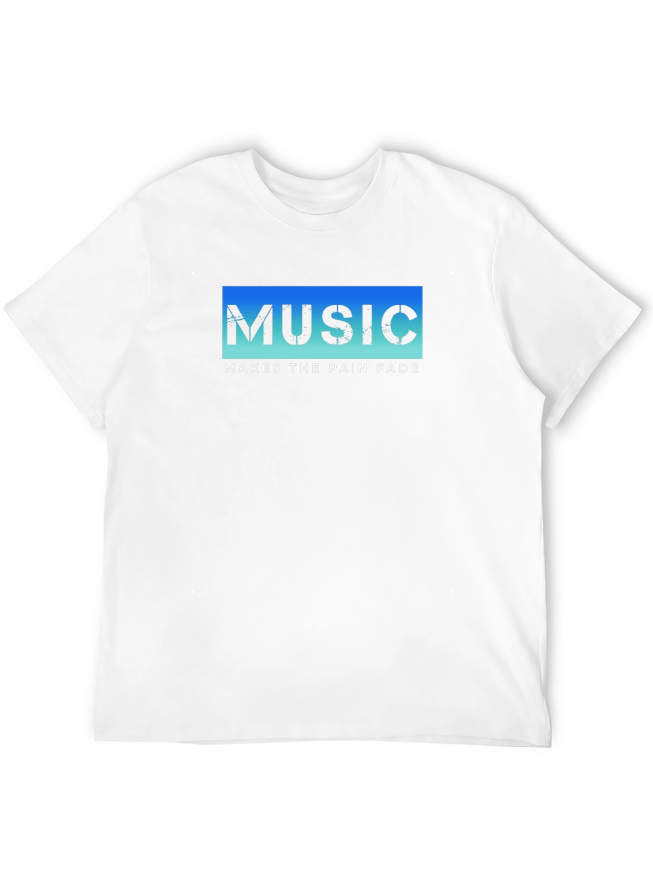 Music Makes the Pain Fade Graphic T-Shirt
