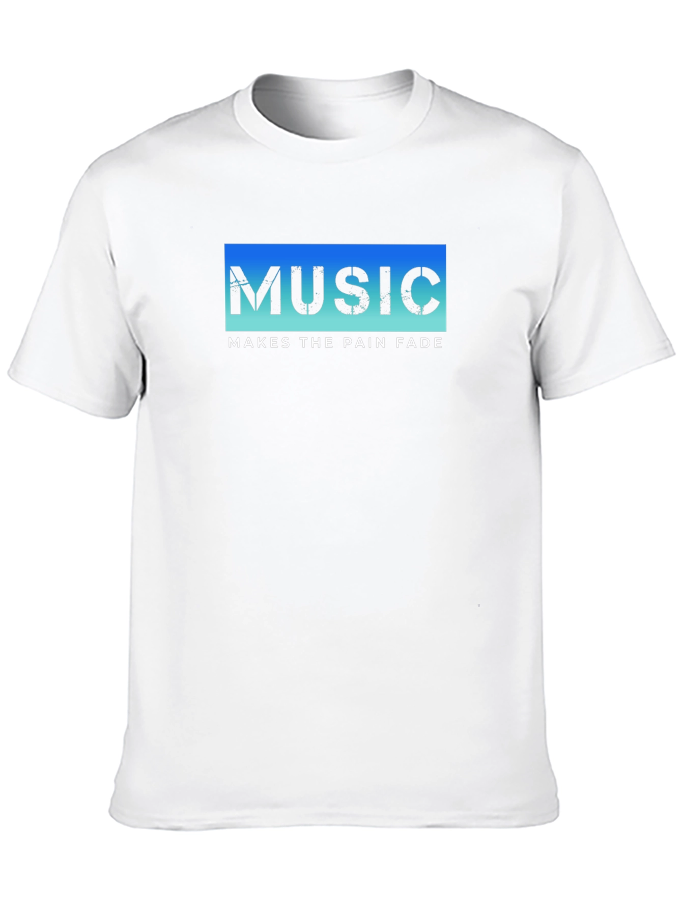 Music Makes the Pain Fade Graphic T-Shirt