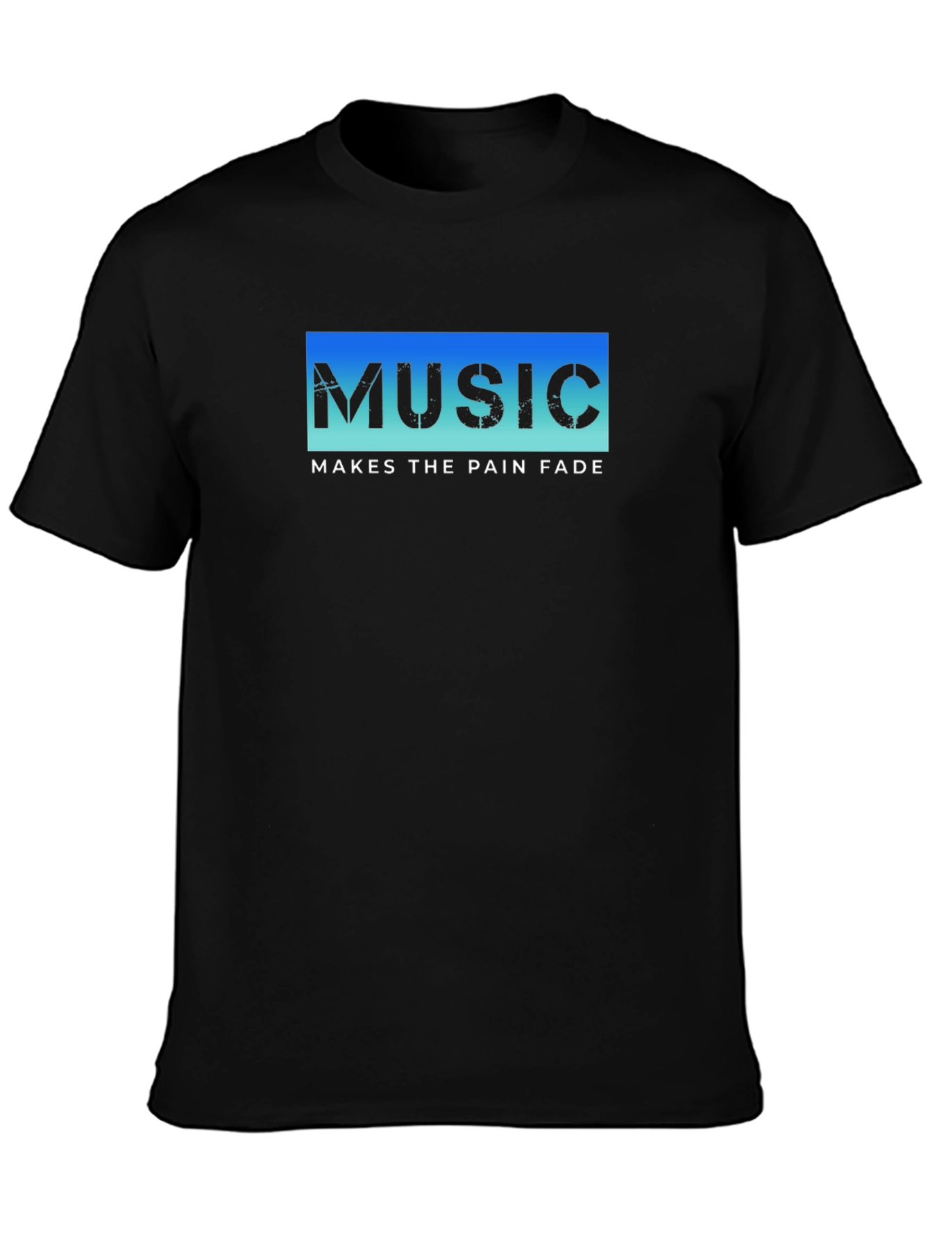 Music Makes the Pain Fade Graphic T-Shirt
