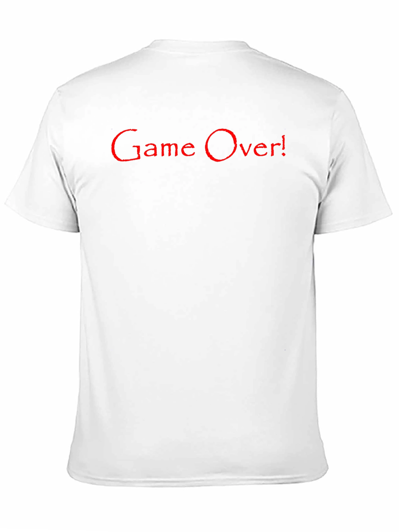 Game Over! Graphic Tee - Black Cotton T-Shirt